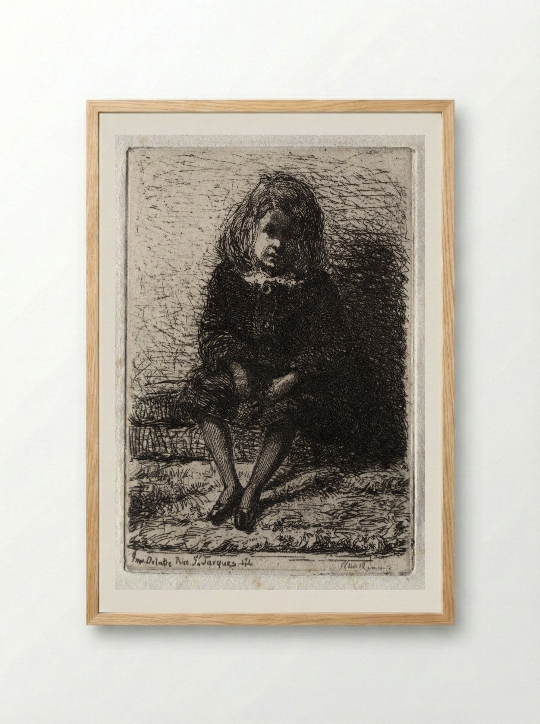 Annie Haden - James McNeill Whistler - Framed Print Wood