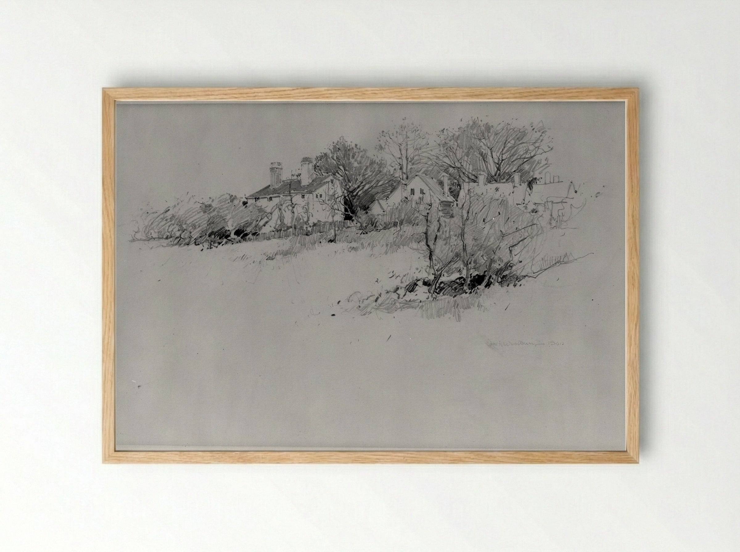 Annisquam, Massachusetts - Charles Herbert Woodbury - Framed Print Wood
