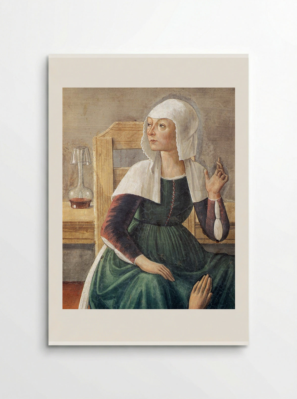 Announcement of Death to St. Fina - Domenico Ghirlandaio - Poster