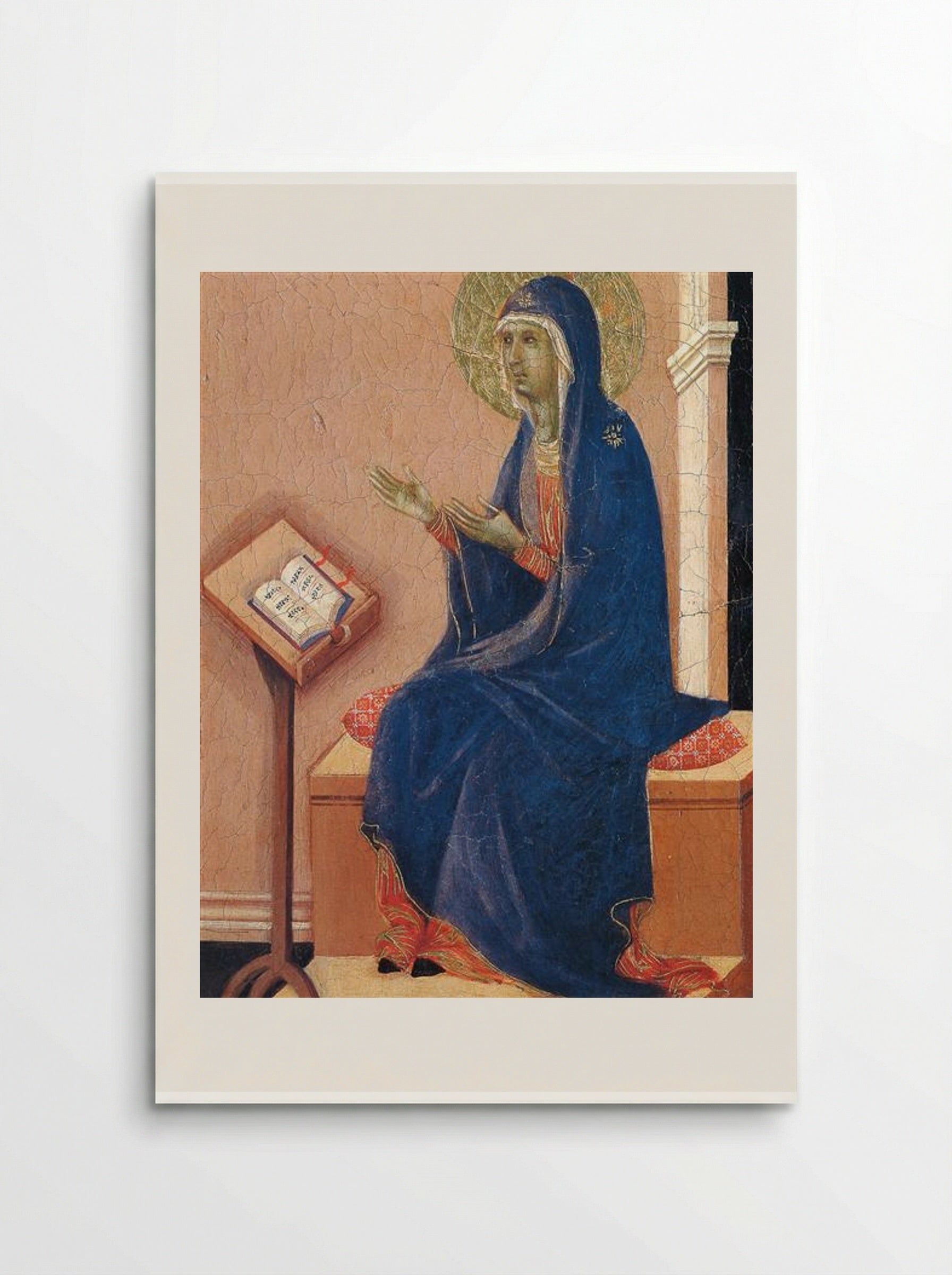 Annunciation (Fragment) - Duccio di Buoninsegna - Poster