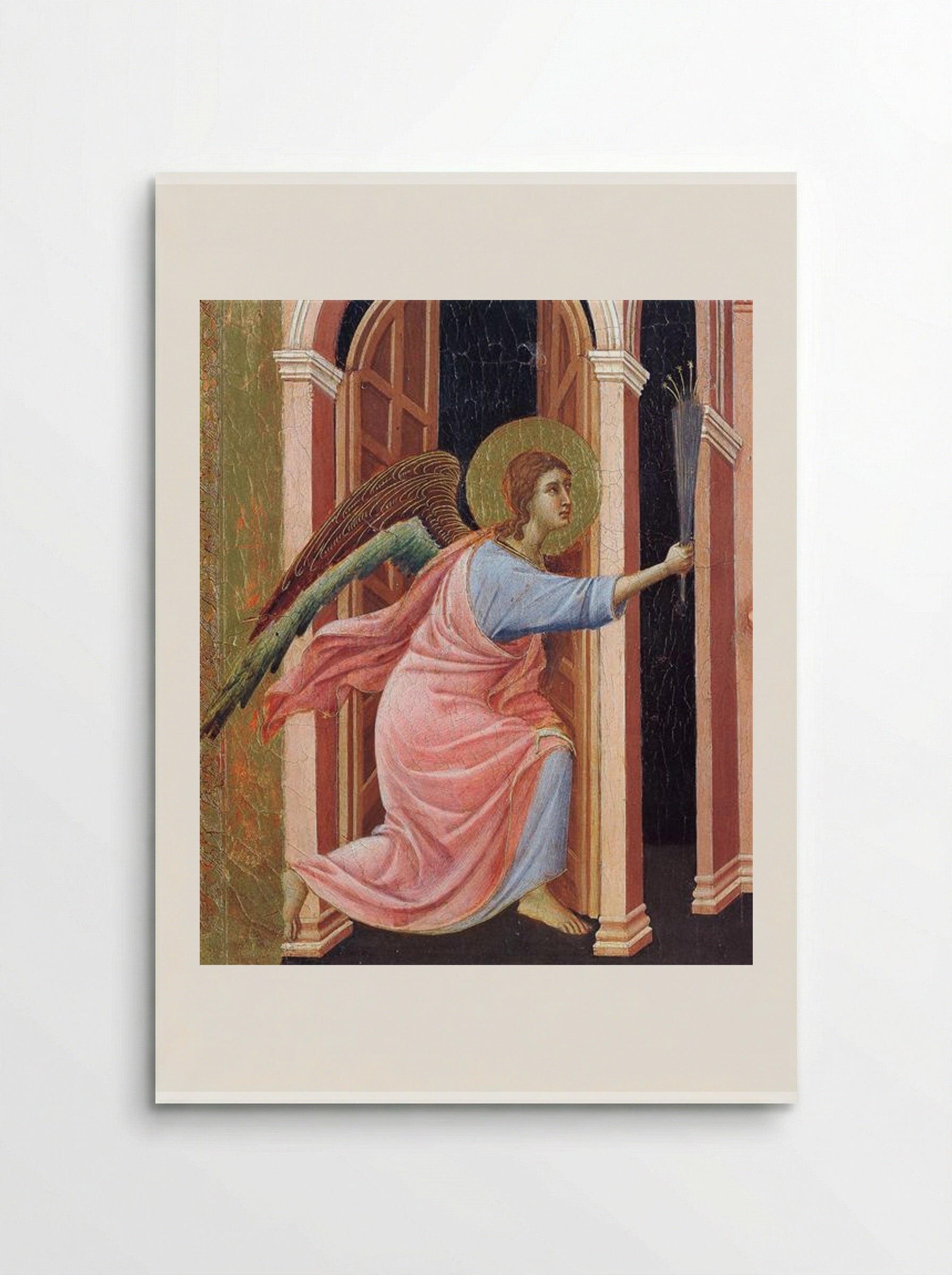 Annunciation (Fragment) - Duccio di Buoninsegna - Poster