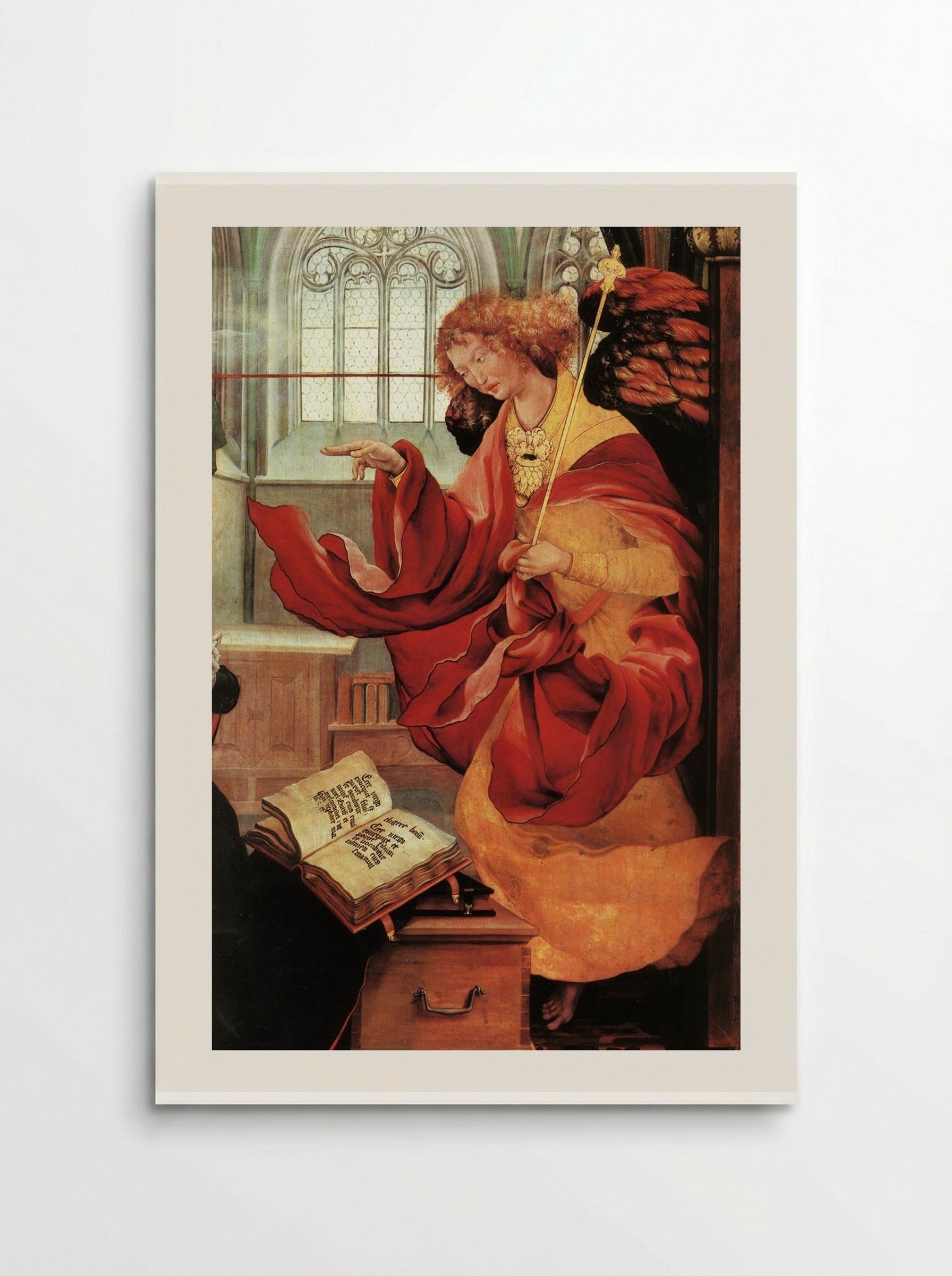Annunciation (detail) - Matthias Grünewald - Poster