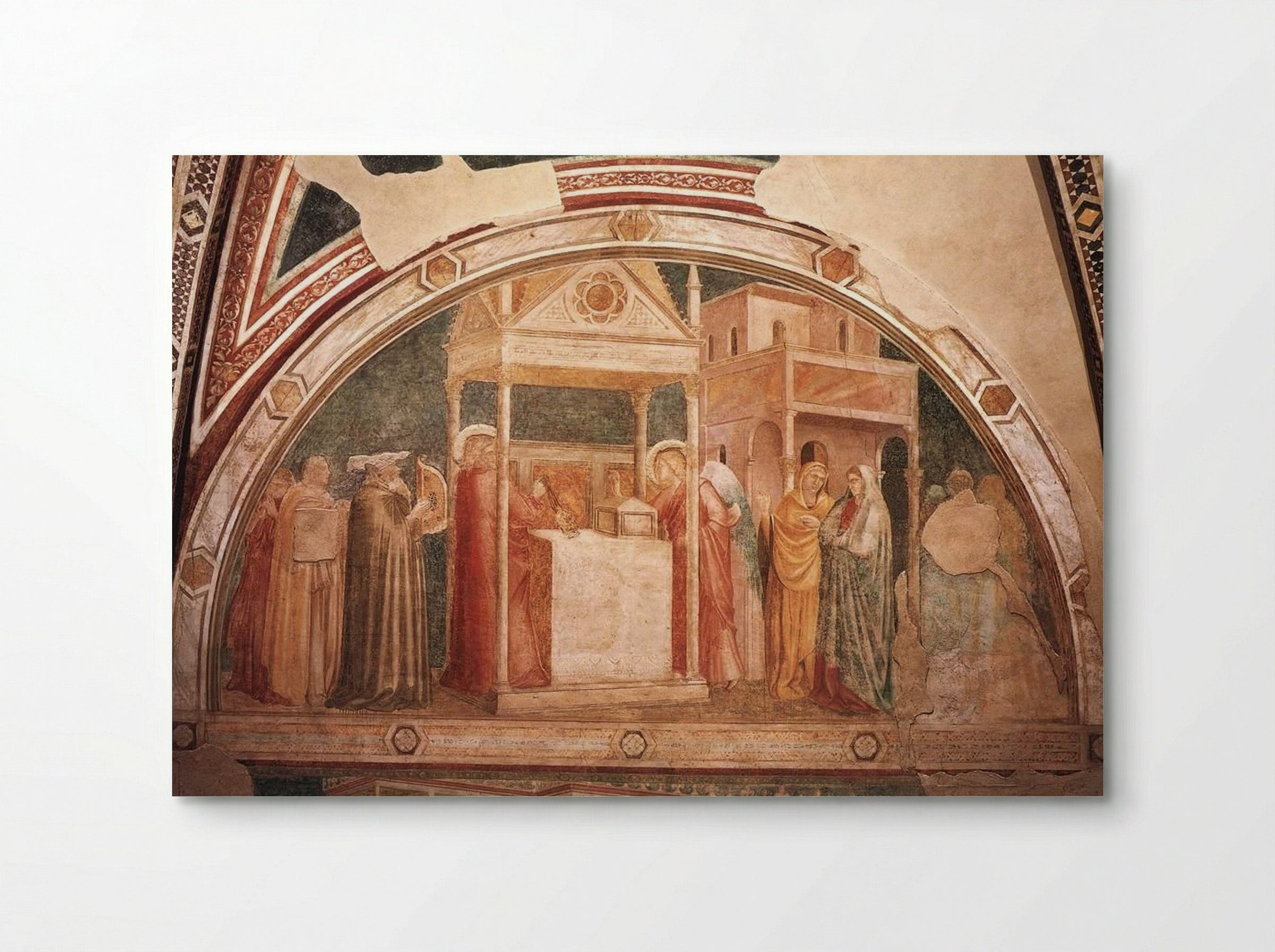 Annunciation to Zacharias - Giotto di Bondone - Poster
