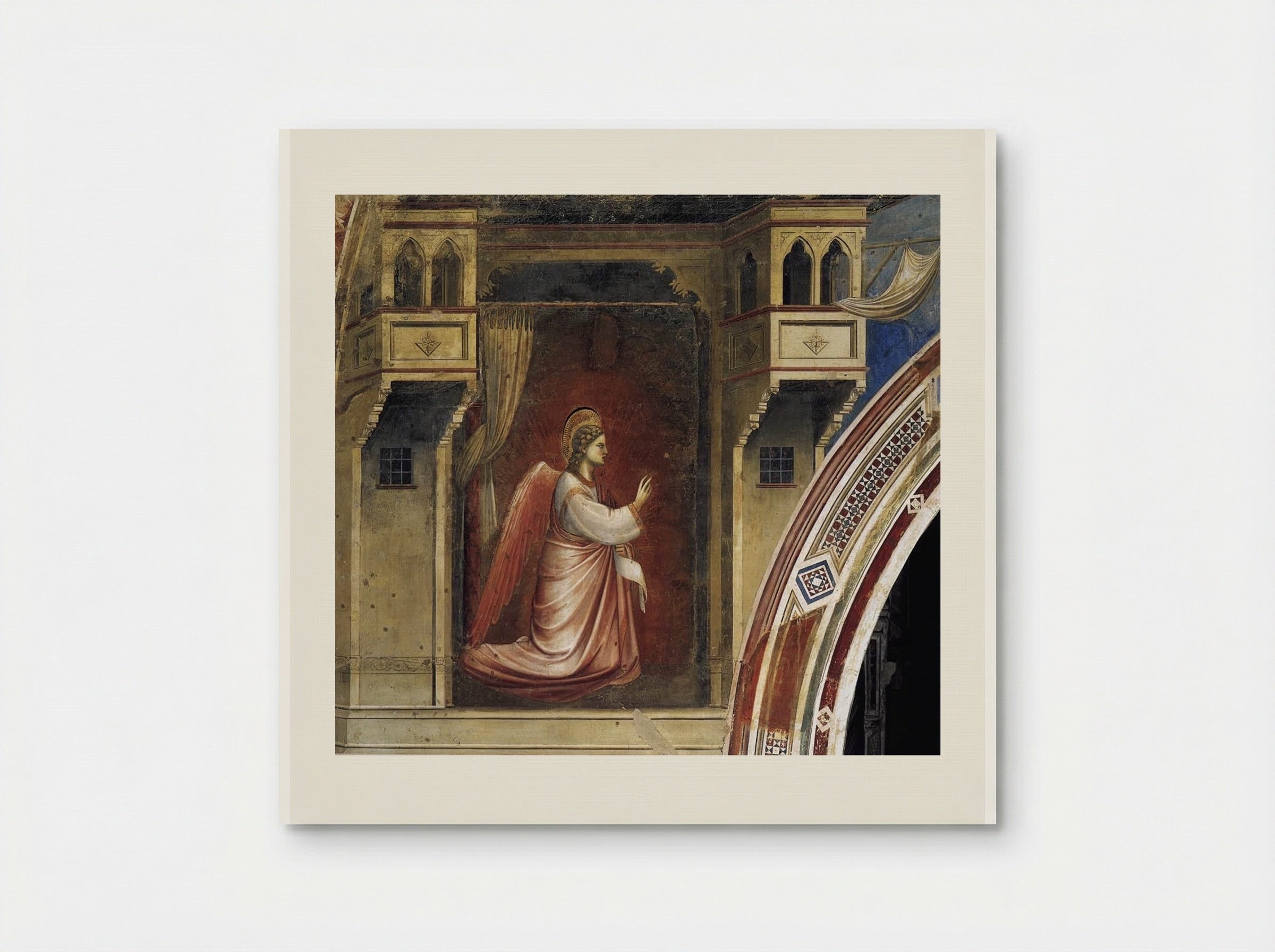 Annunciation: The Angel Gabriel - Giotto di Bondone - Poster