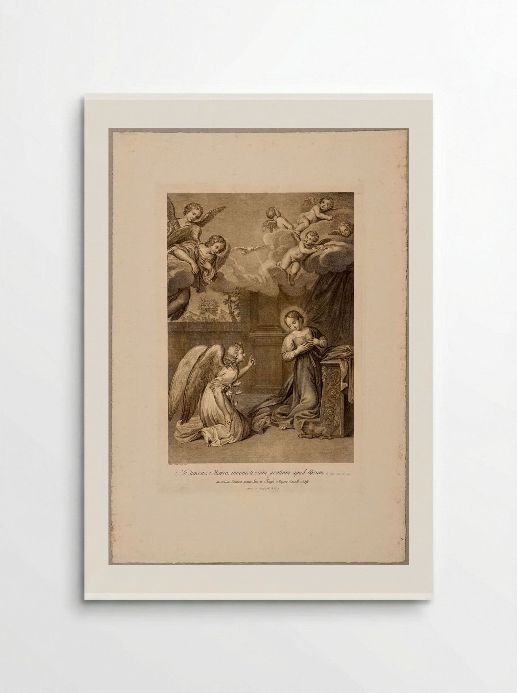 Annunciation - Domenico Cunego - Poster