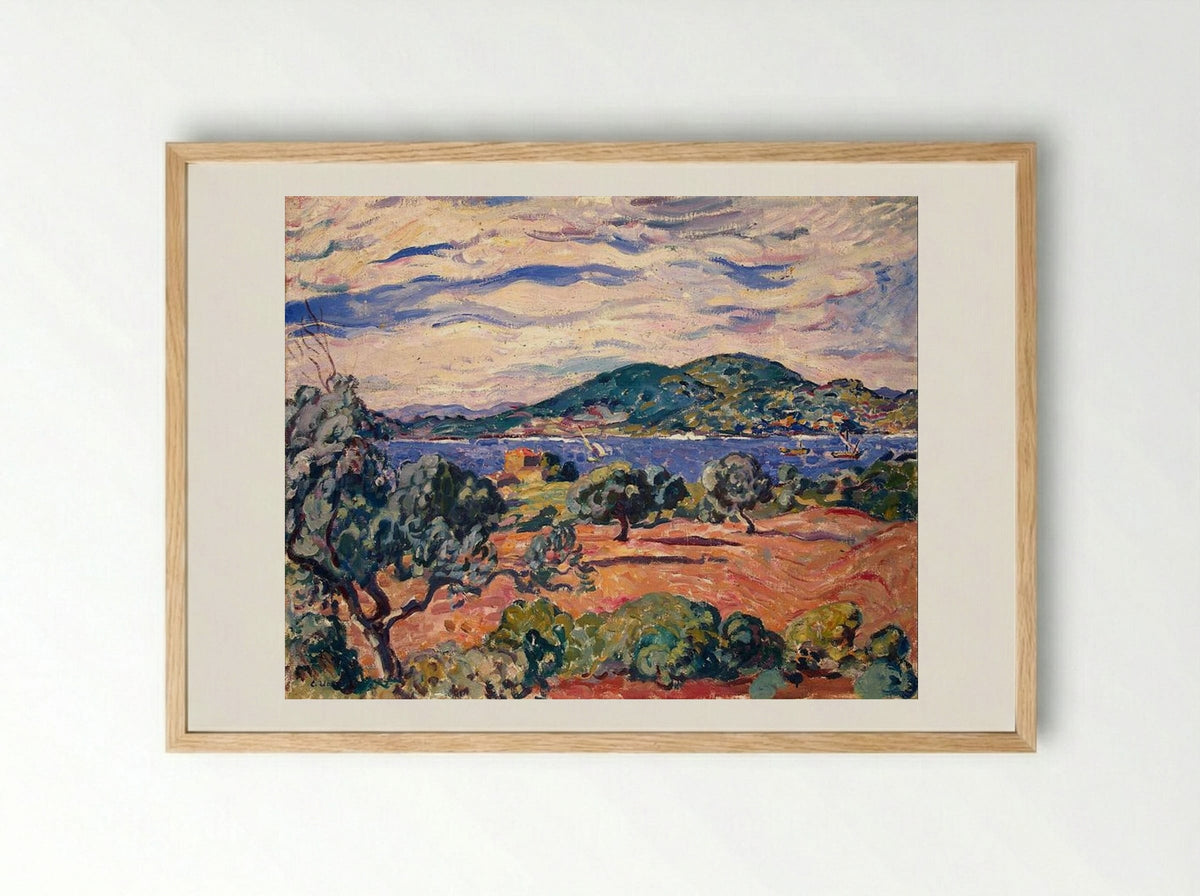 Antheor Bay - Louis Valtat - Framed Print Wood
