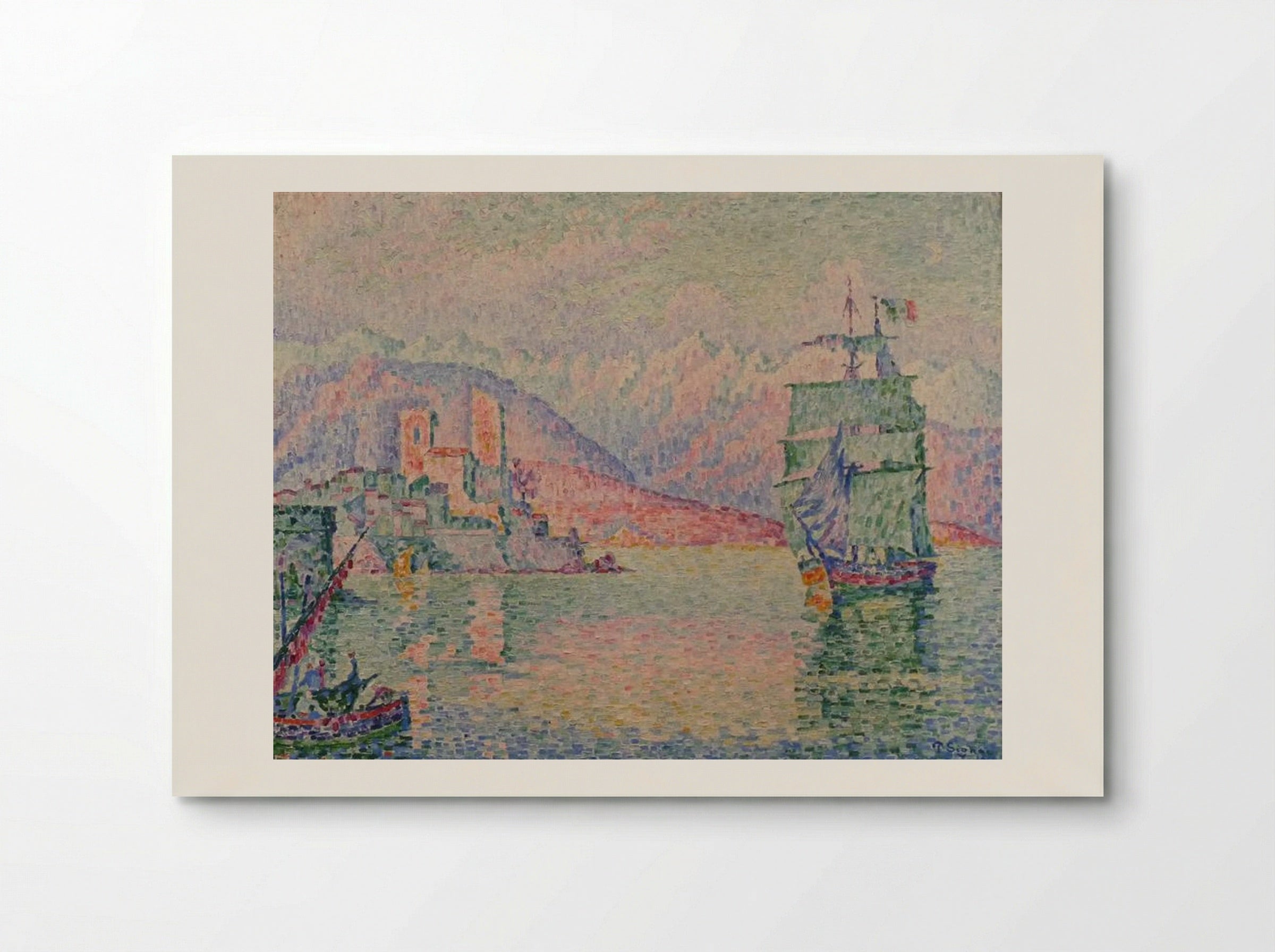 Antibes, Evening - Paul Signac - Poster
