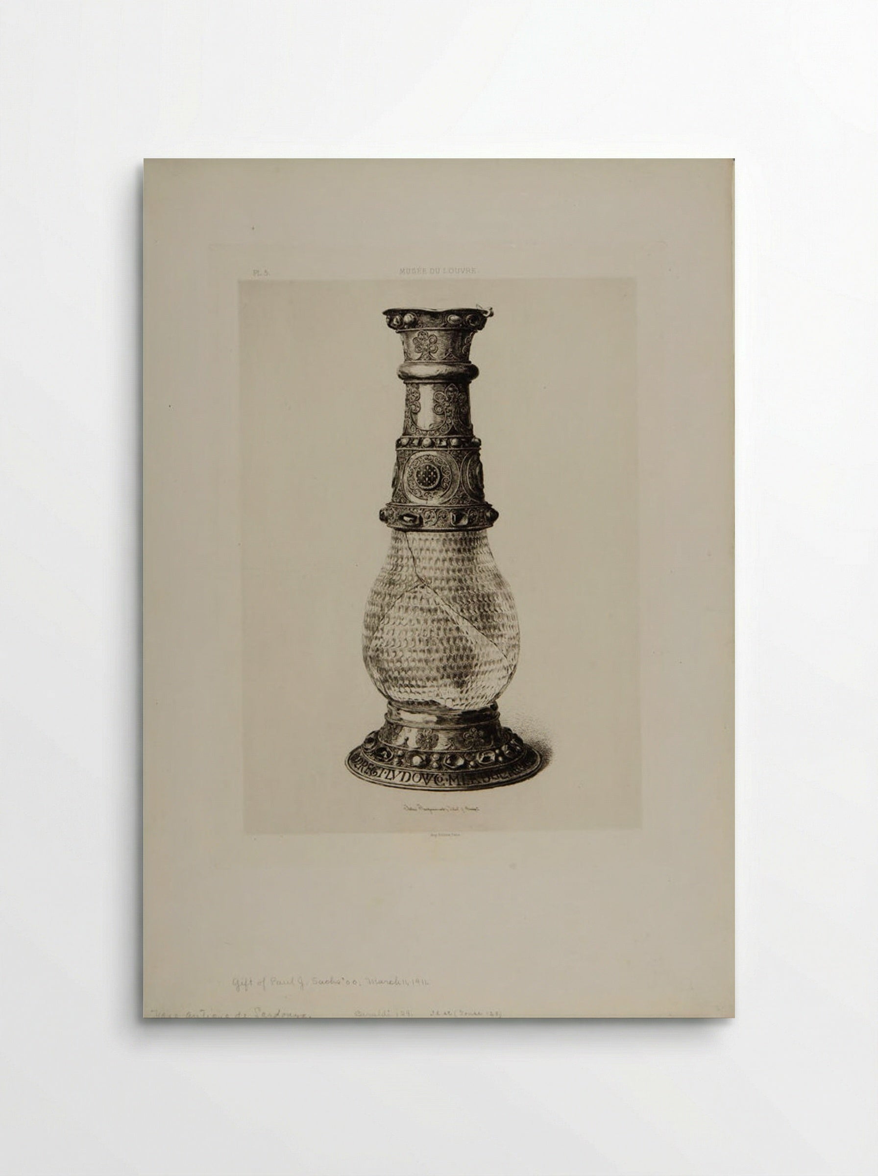 Antique Vase of Sardonyx - Jules Ferdinand Jacquemart - Poster