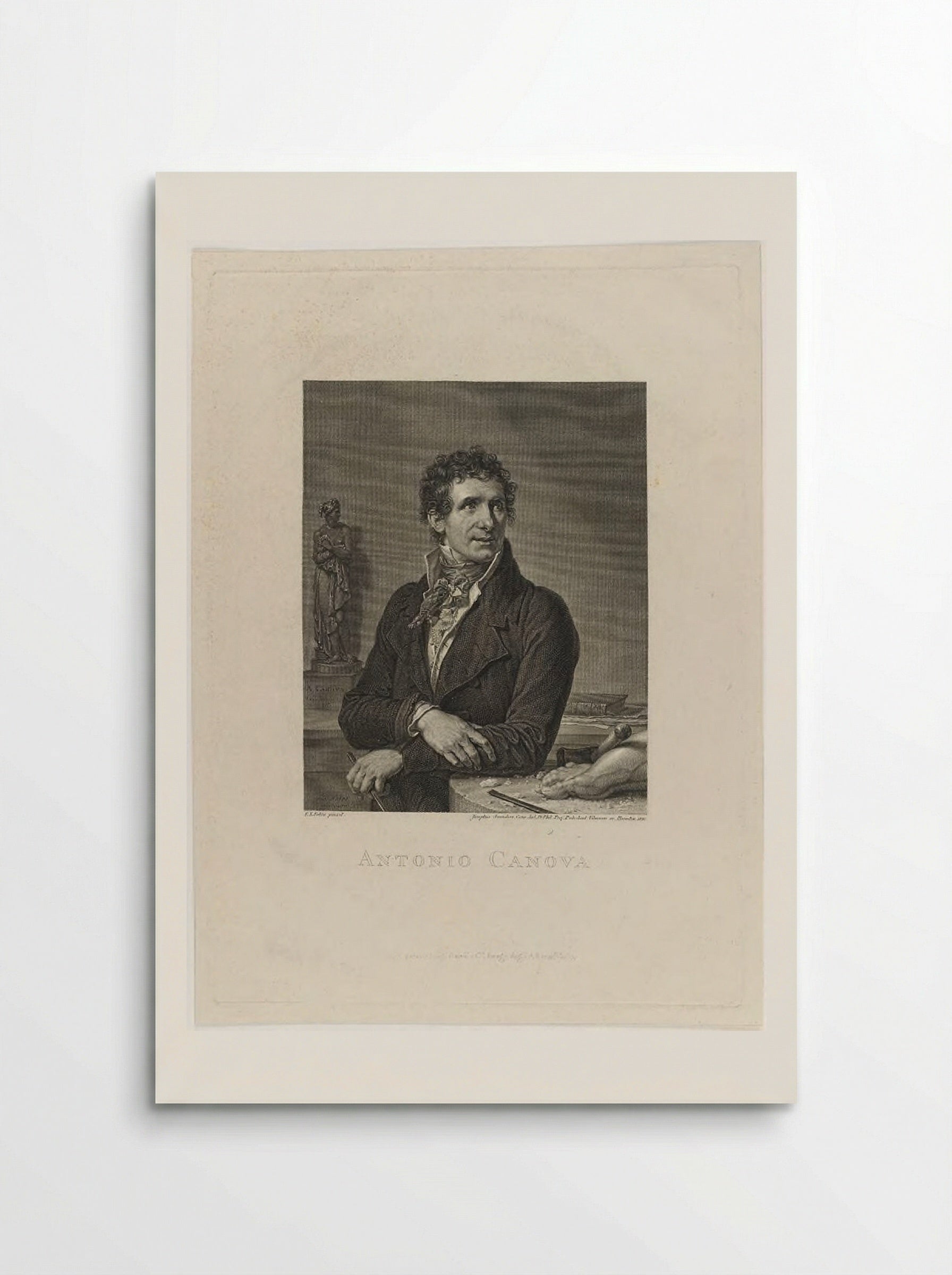 Antonio Canova - Joseph Saunders - Poster