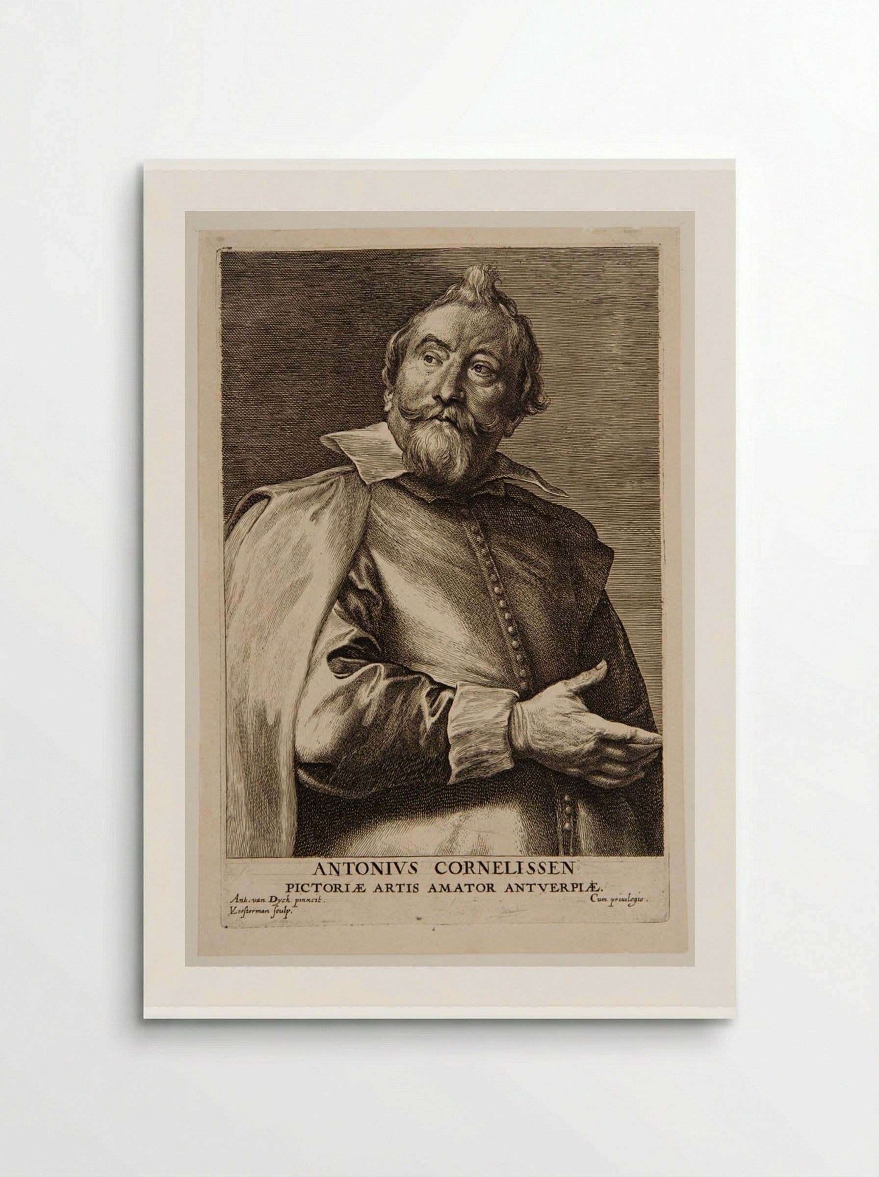 Antonius Cornelissen - Lucas Vorsterman I - Poster