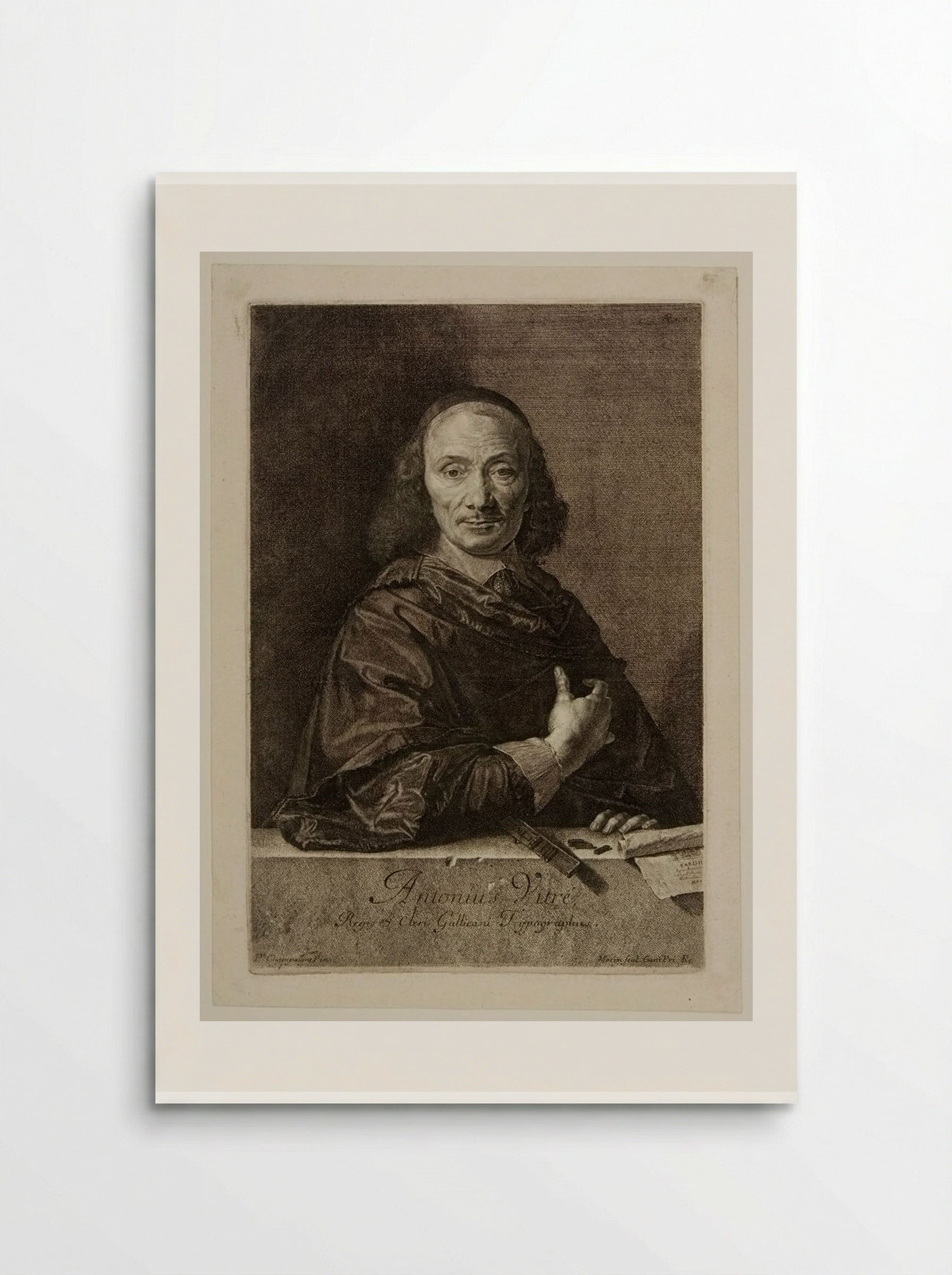Antonius Vitré - Jean Morin - Poster