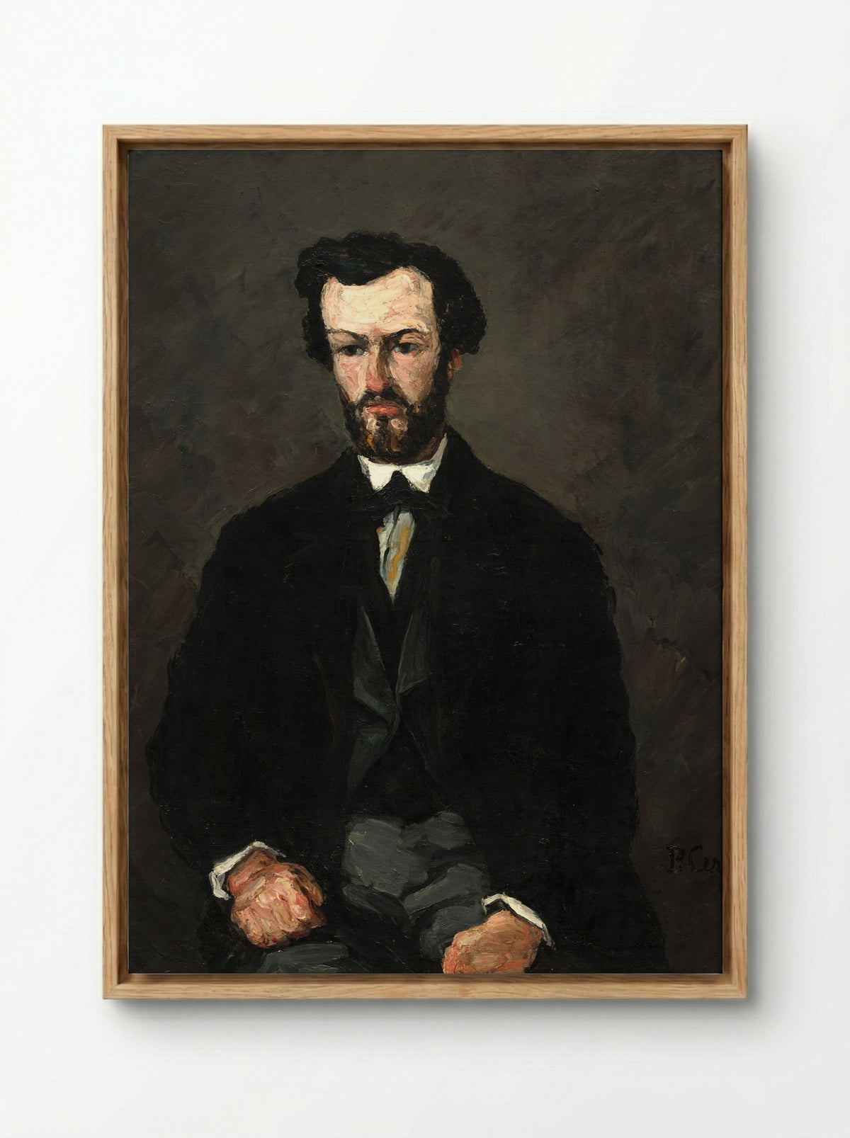 Antony Valabrègue - Paul Cézanne - Framed Canvas Wood