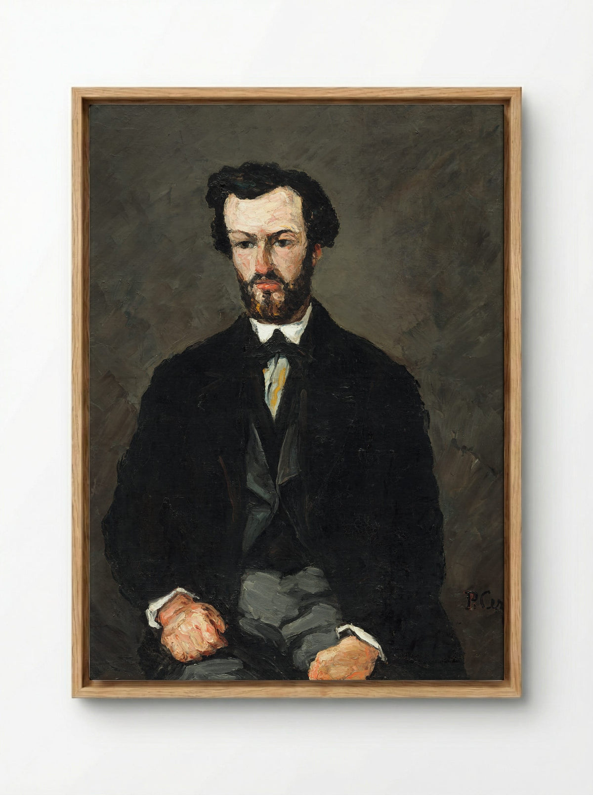 Antony Valabrègue - Paul Cézanne - Framed Canvas Wood