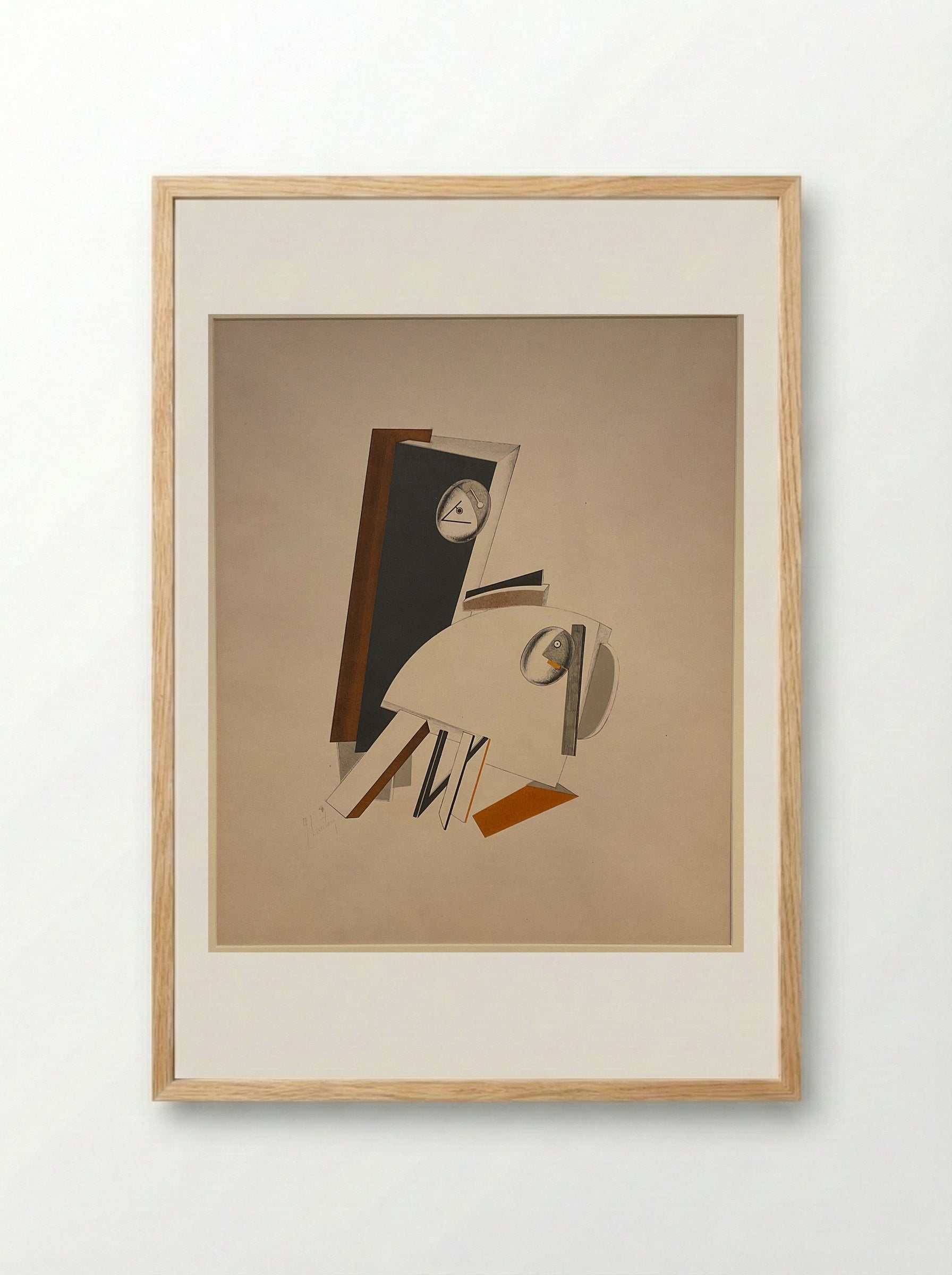 Anxious Ones - El Lissitzky - Framed Print Wood