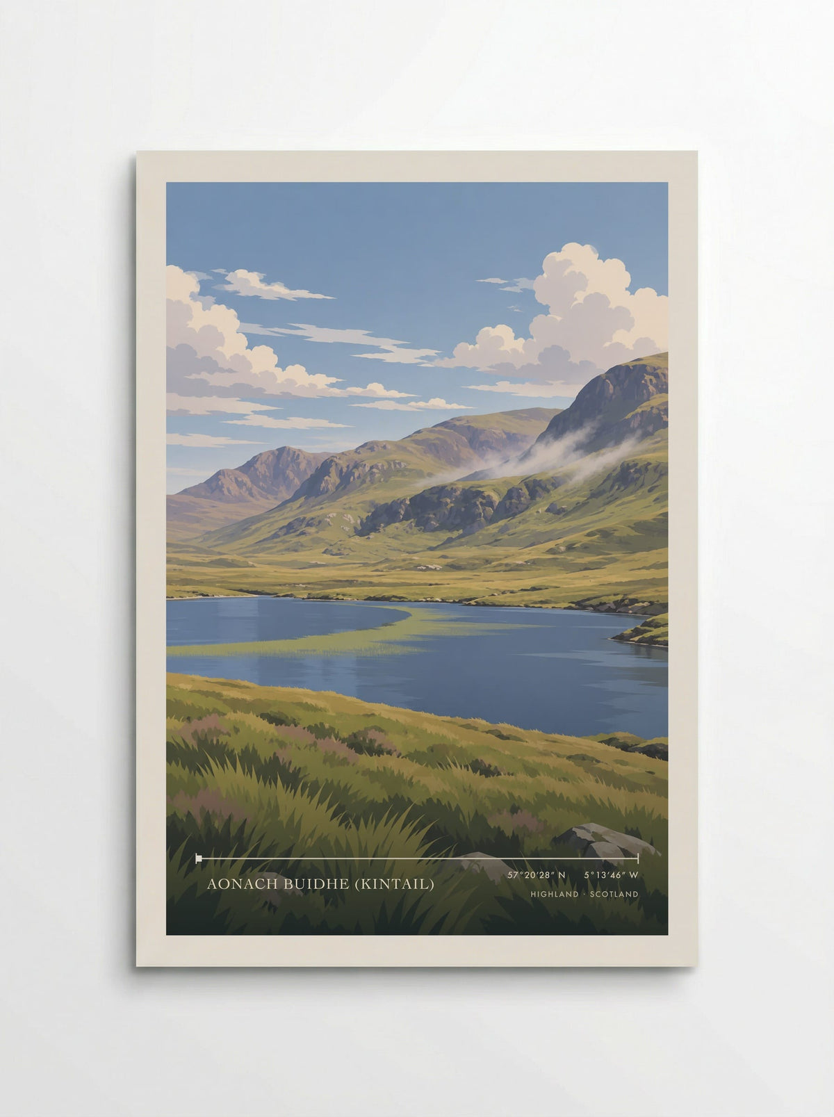 Aonach Buidhe (Kintail), Highland | Travel Poster - Poster