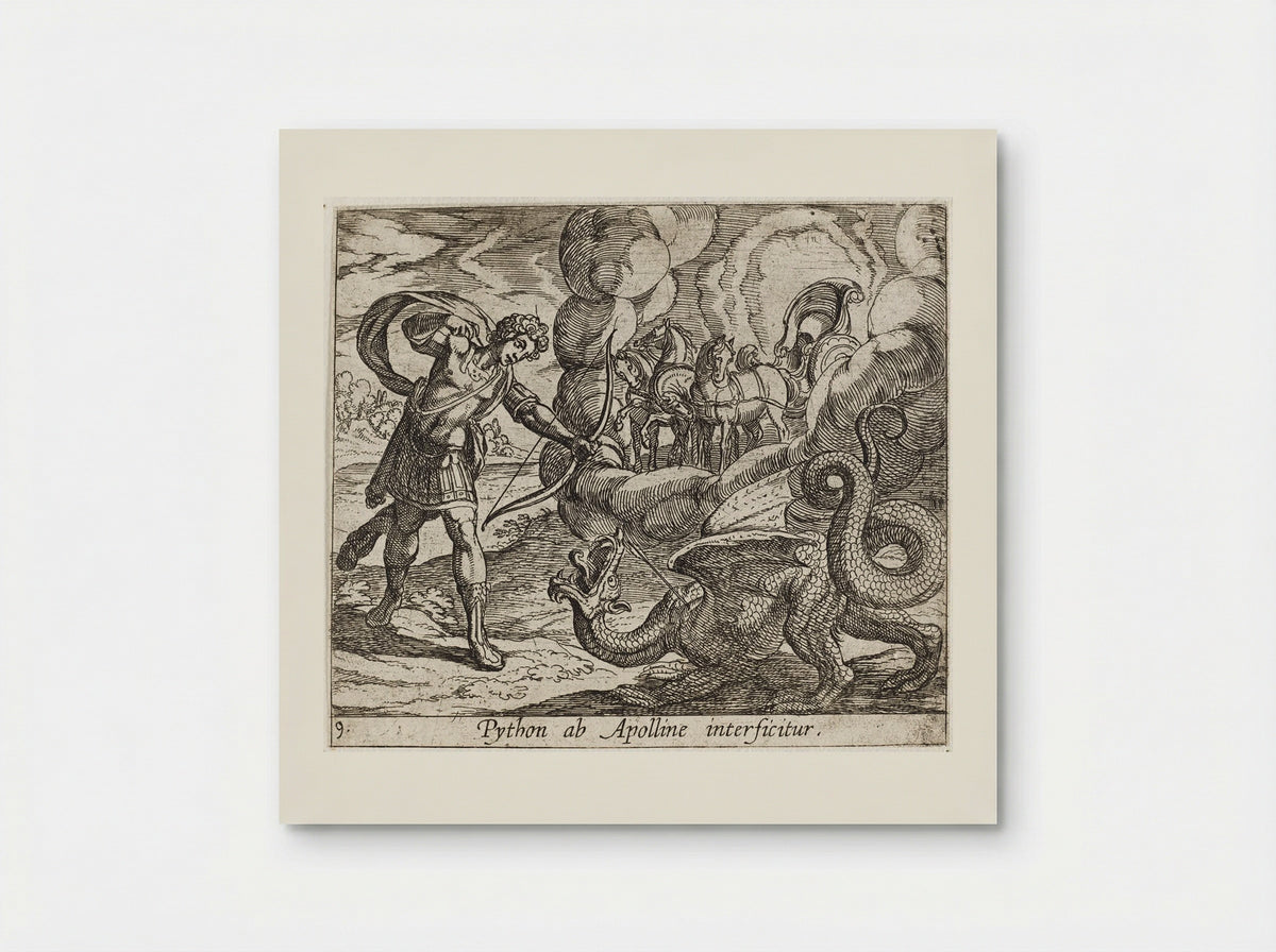 Apollo Killing Python - Antonio Tempesta - Poster