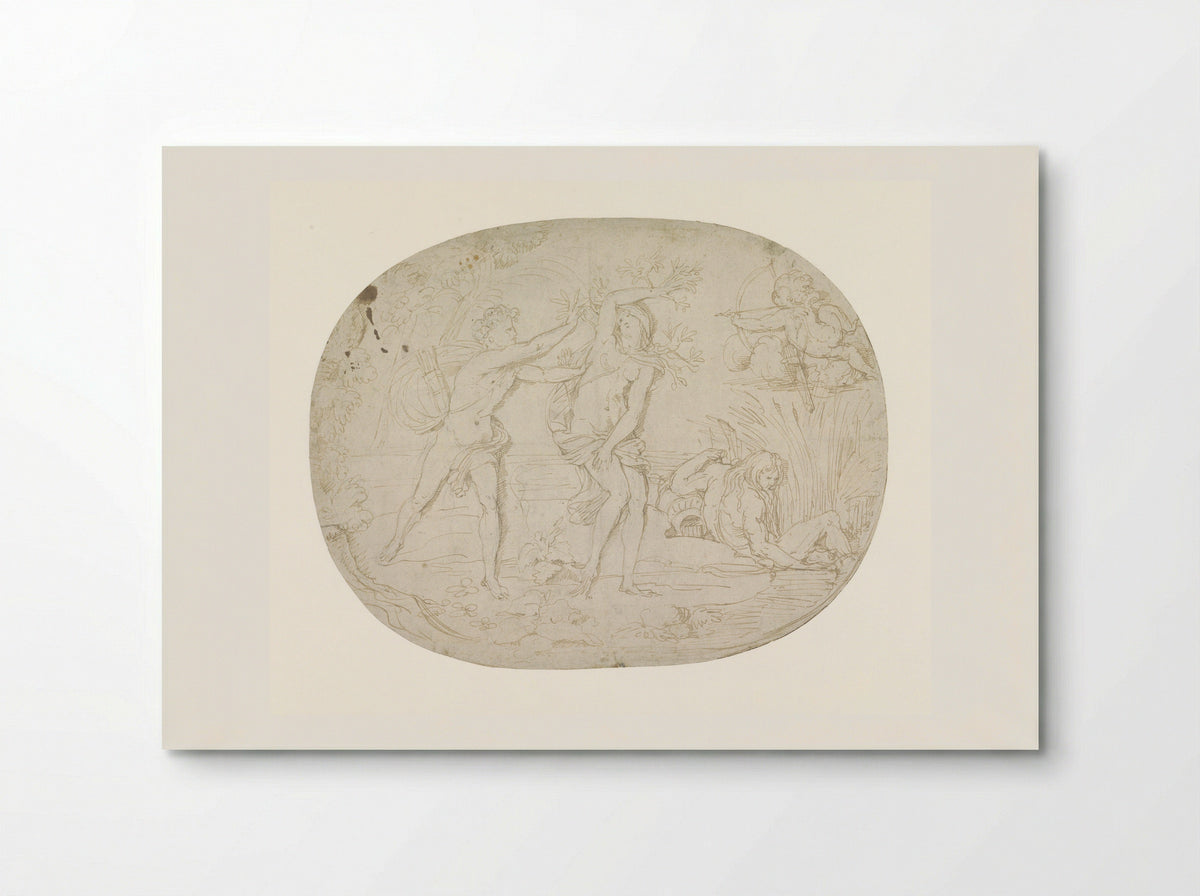 Apollo and Daphne - Jan Claudius de Cock - Poster