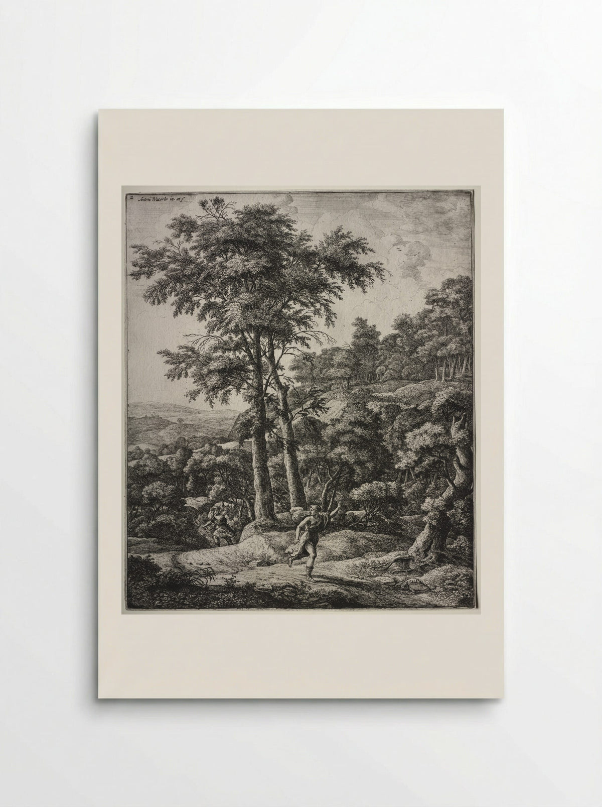 Apollo and Daphne - Anthonie Waterloo - Poster