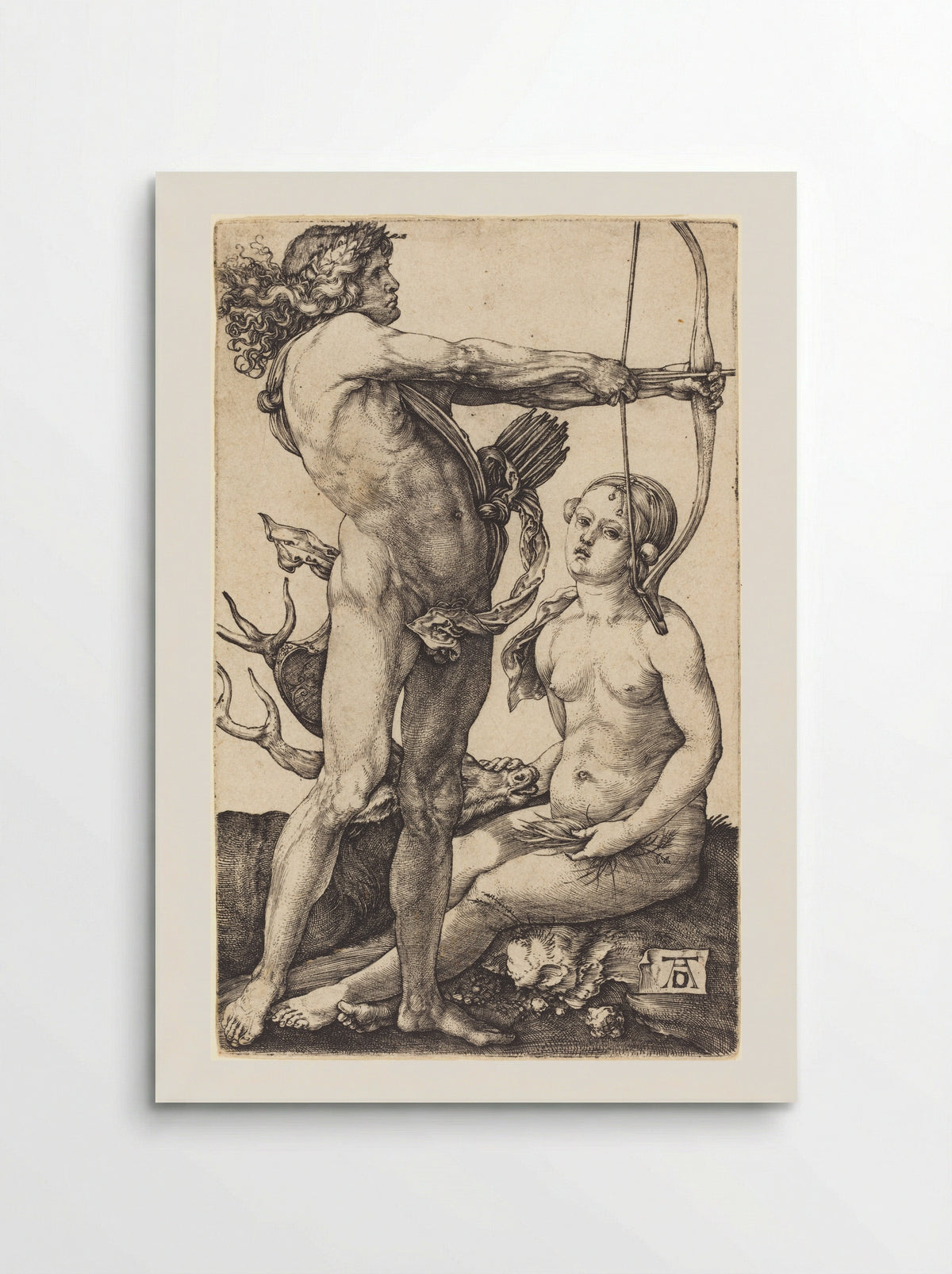 Apollo and Diana - Albrecht Dürer - Poster