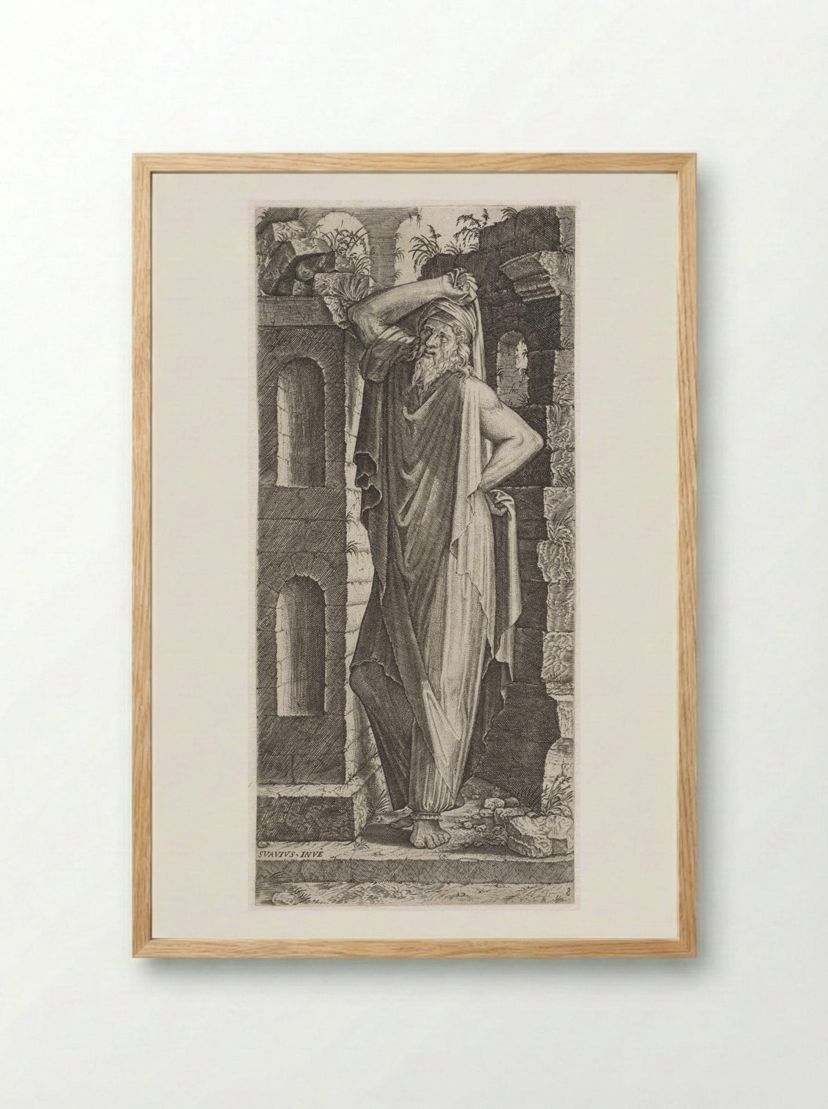 Apostel Filippus - Lambertus Suavius - Framed Print Wood