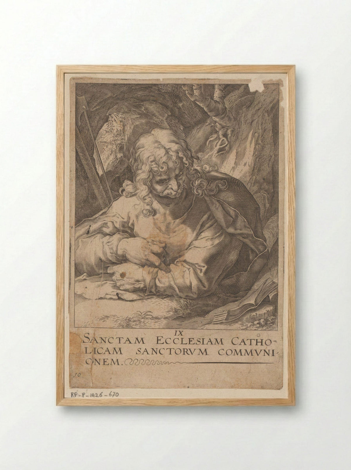 Apostel Jakobus de Mindere - Jacques Granthomme - Framed Print Wood