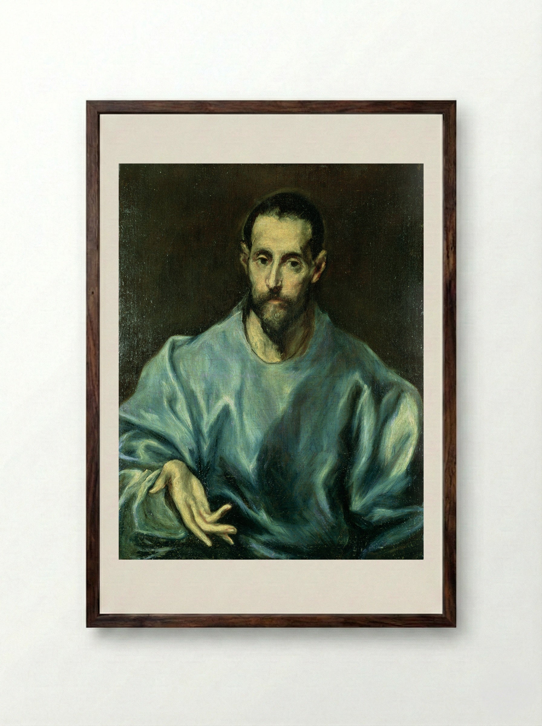 Apostle St. James the Greater - El Greco - Framed Print Dark Wood