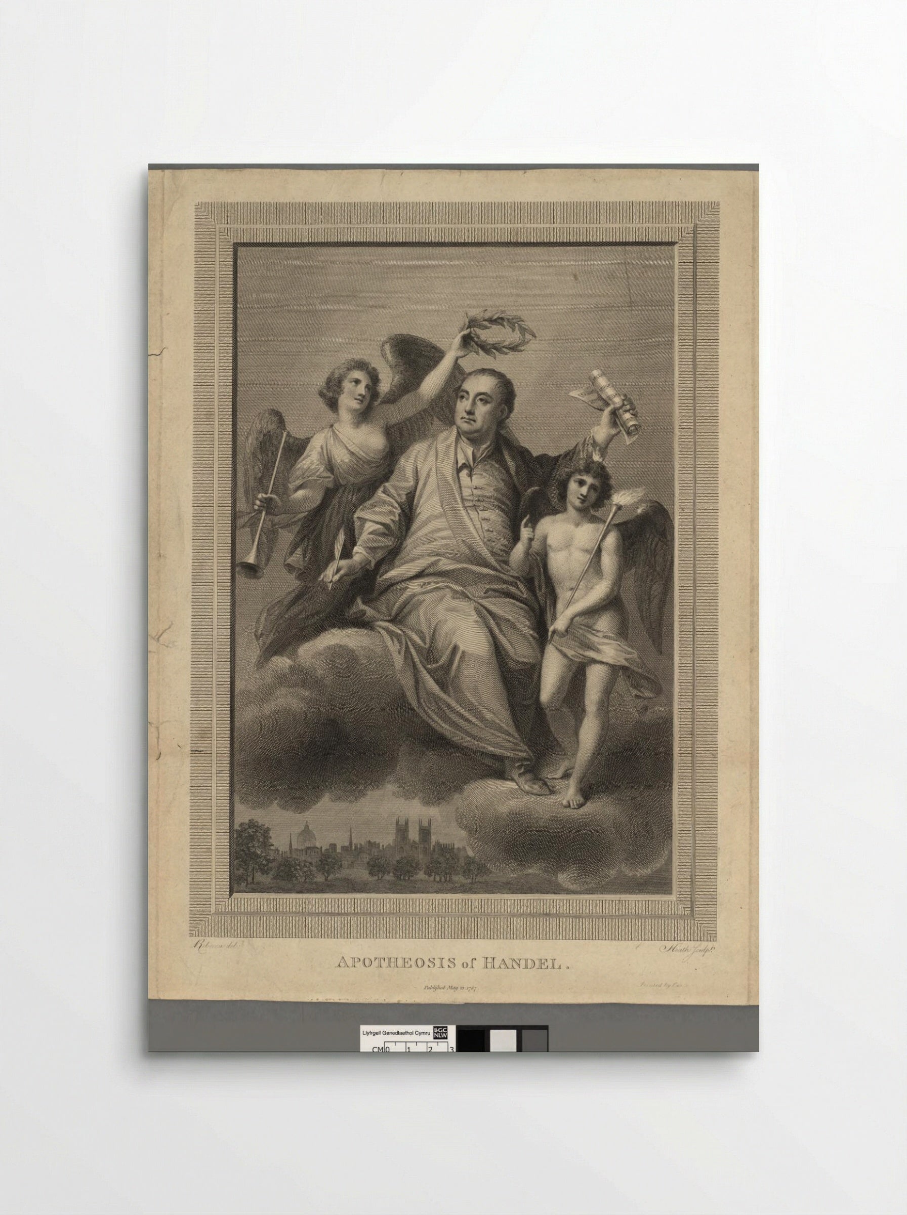 Apotheosis of Händel - James Heath - Poster