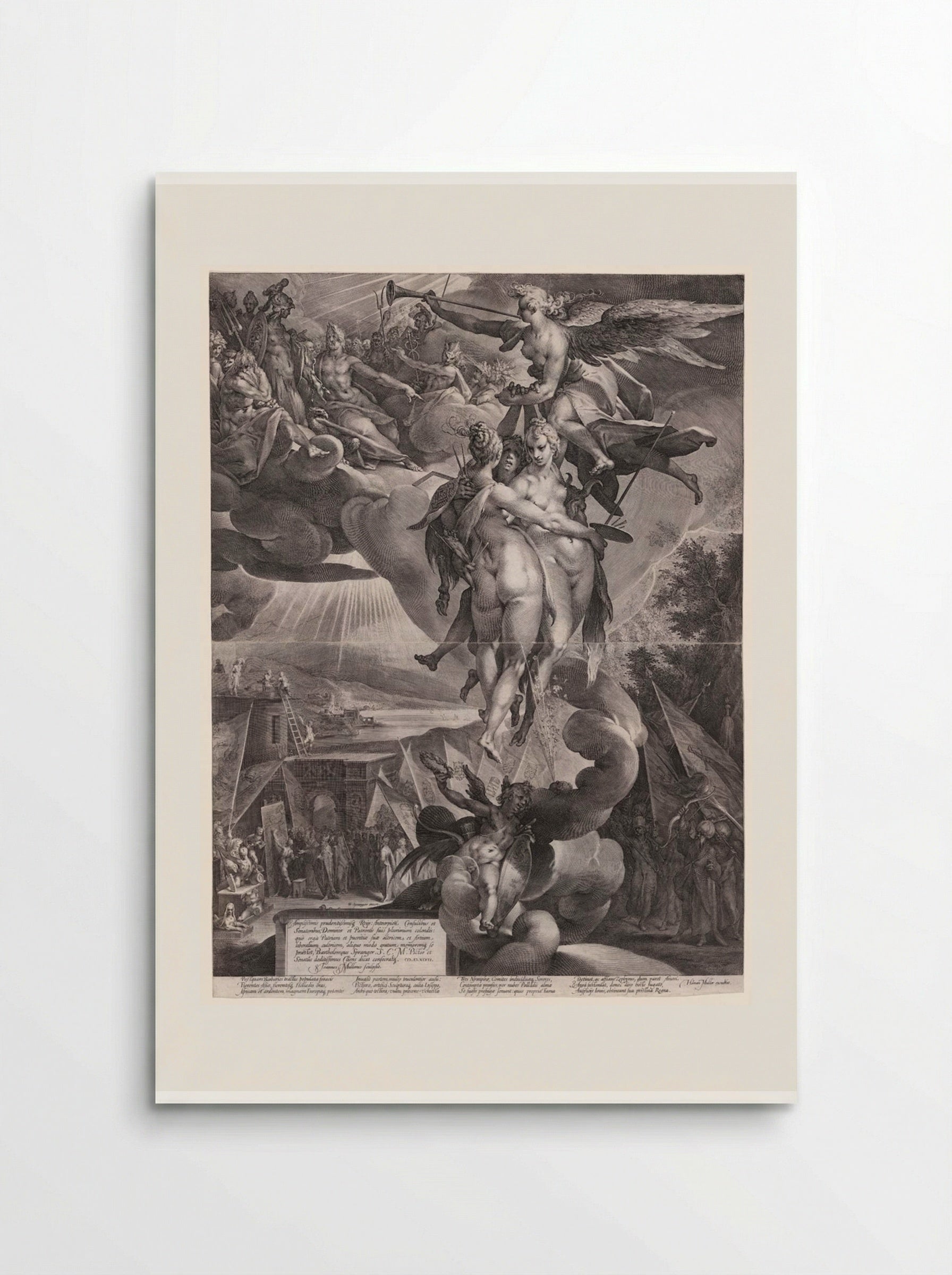 Apotheosis of the Fine Arts - Jan Harmensz. Muller - Poster