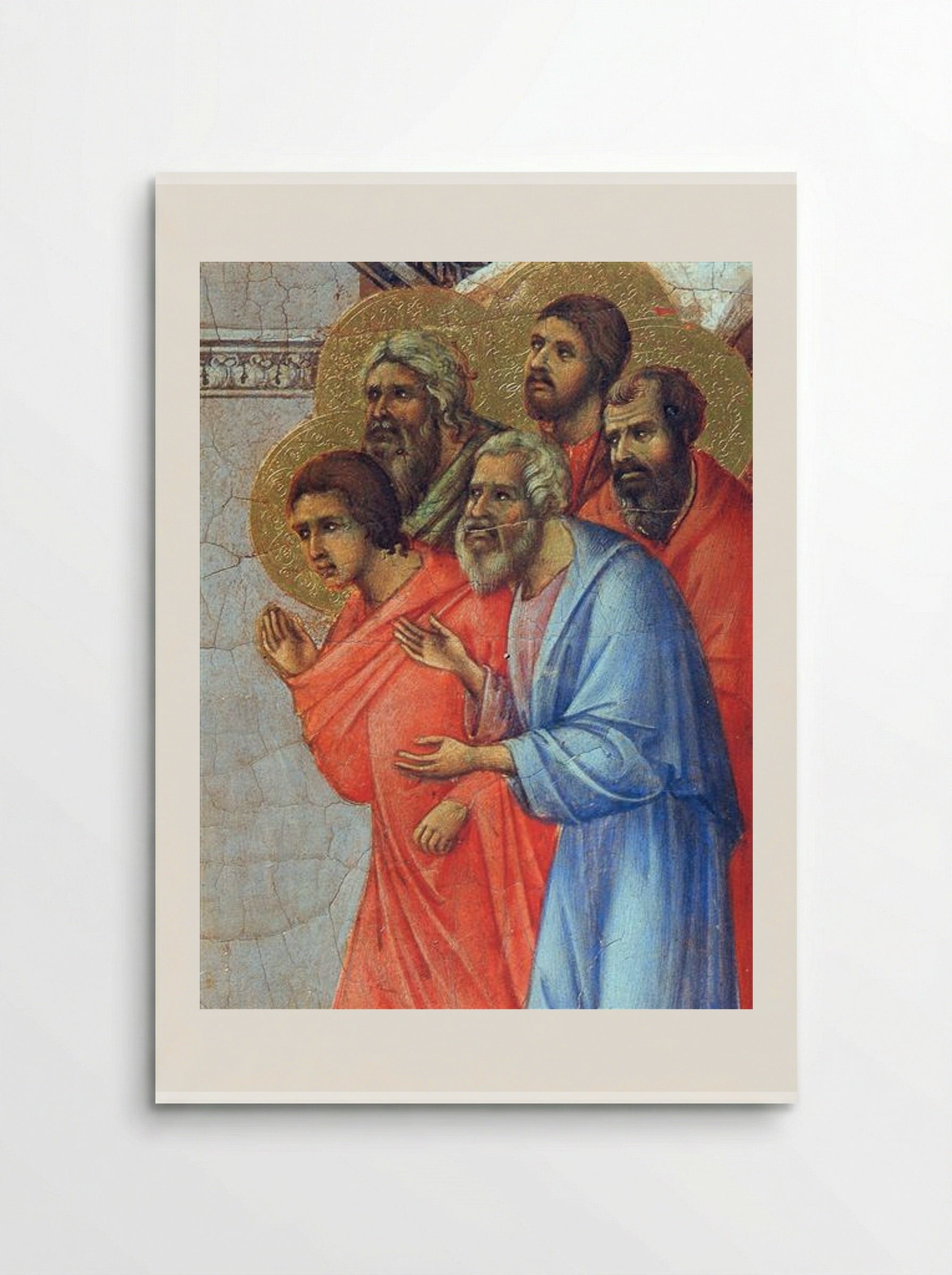 Appearance of Christ to the Apostles (Fragment) - Duccio di Buoninsegna - Poster