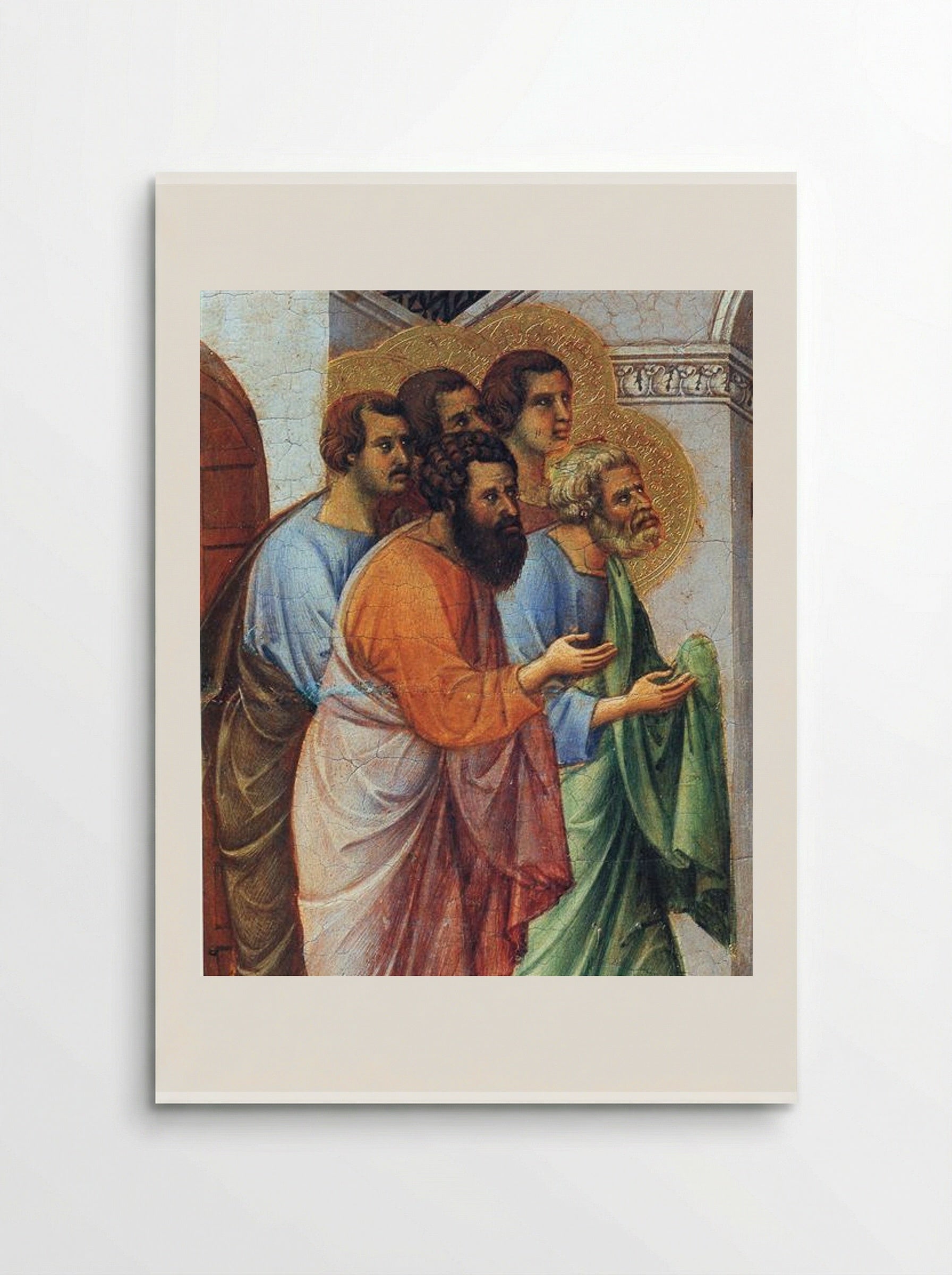 Appearance of Christ to the Apostles (Fragment) - Duccio di Buoninsegna - Poster