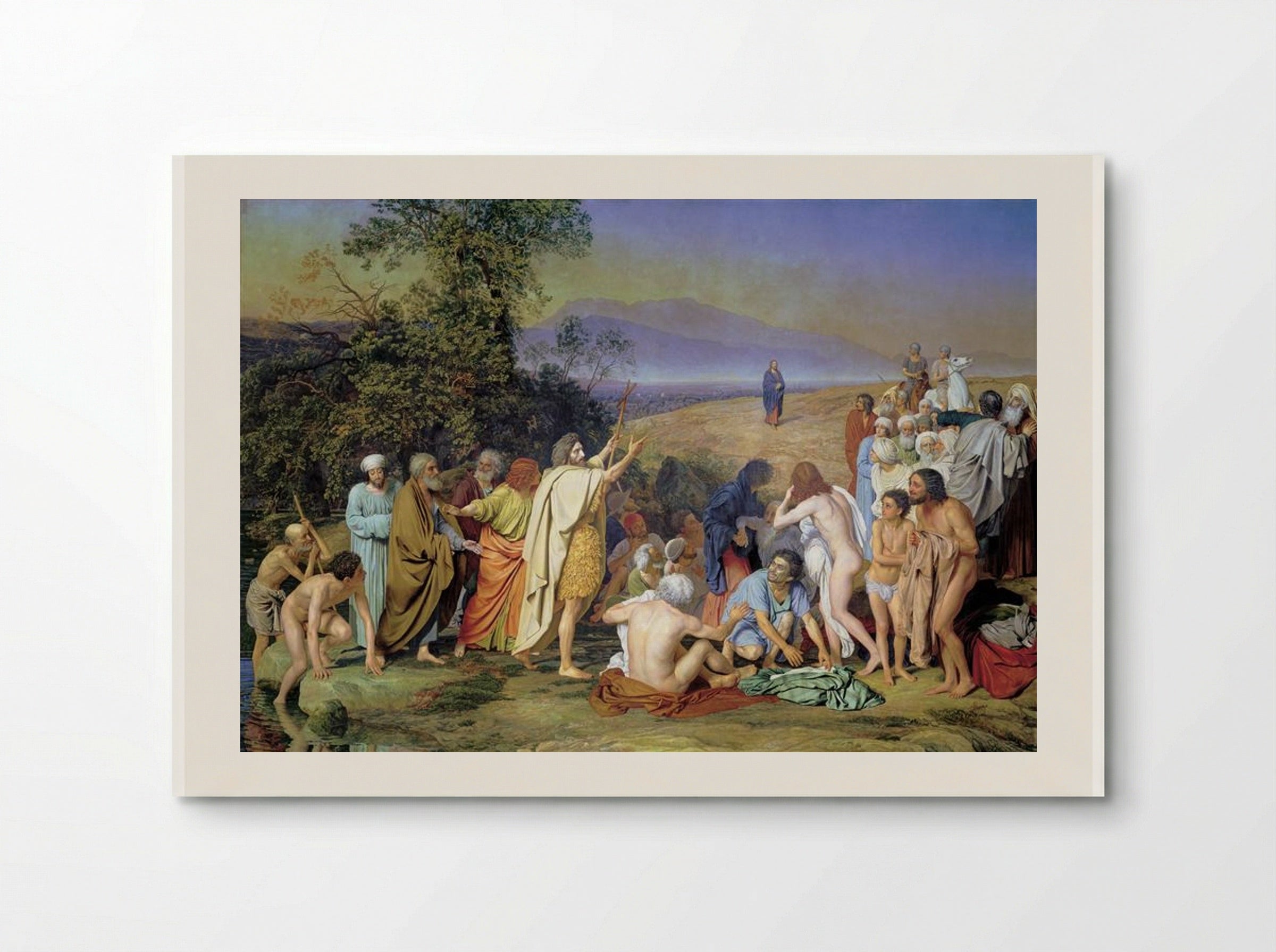 Appearance of Christ to the People - Alexander Ivanov - Poster