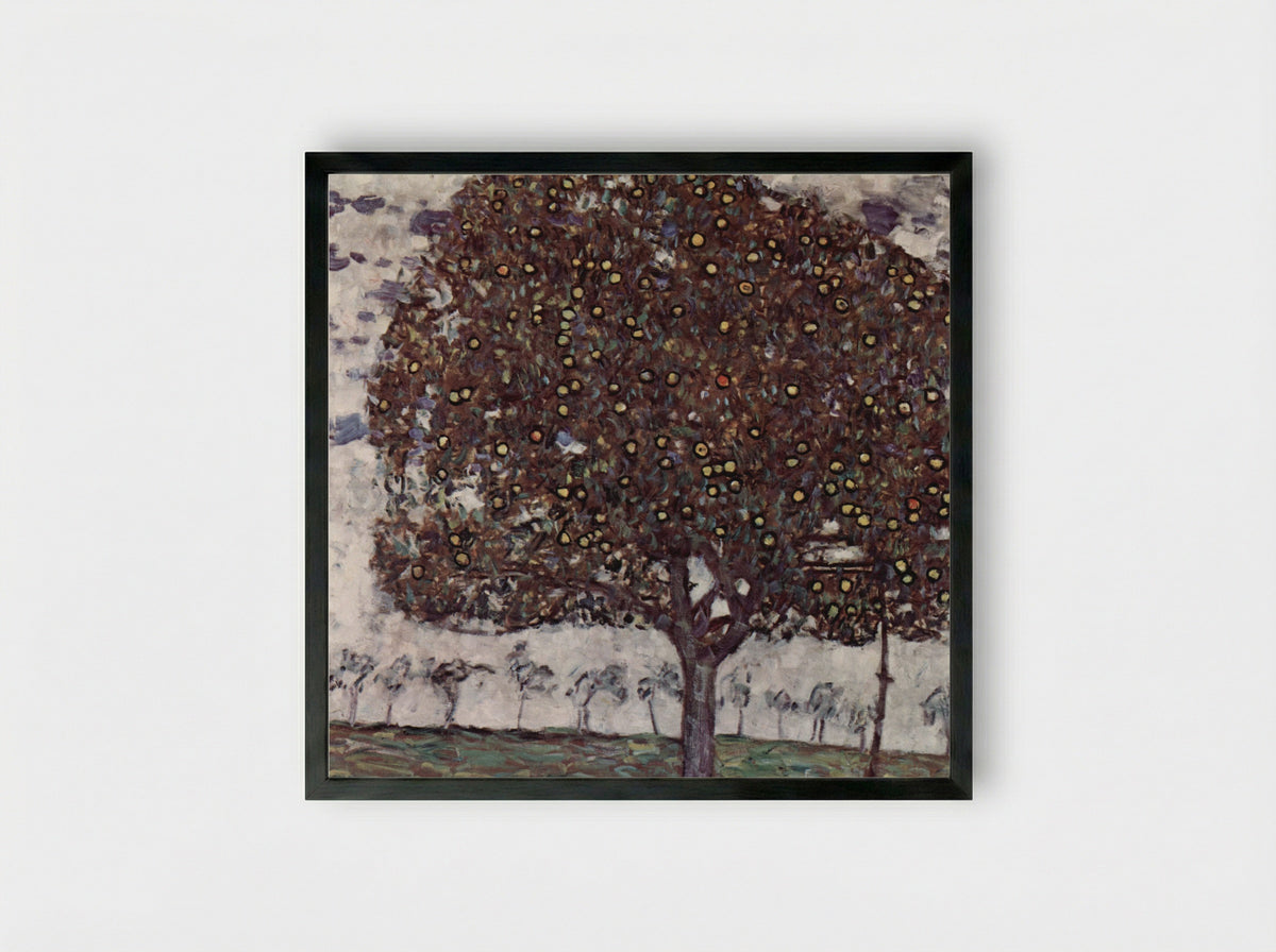 Apple Tree II - Gustav Klimt - Framed Print Black