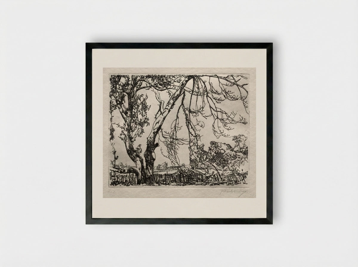 Apple Tree - Frank Wilcox - Framed Print Black