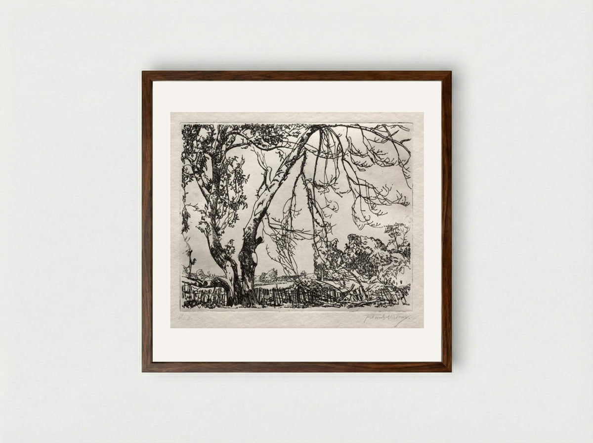 Apple Tree - Frank Wilcox - Framed Print Dark Wood
