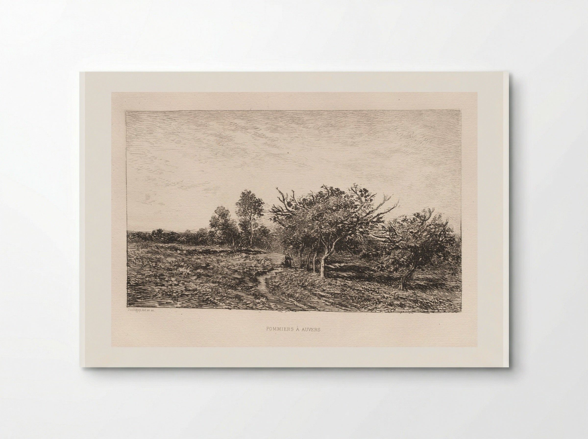 Apple Trees at Auvers - Charles François Daubigny - Poster
