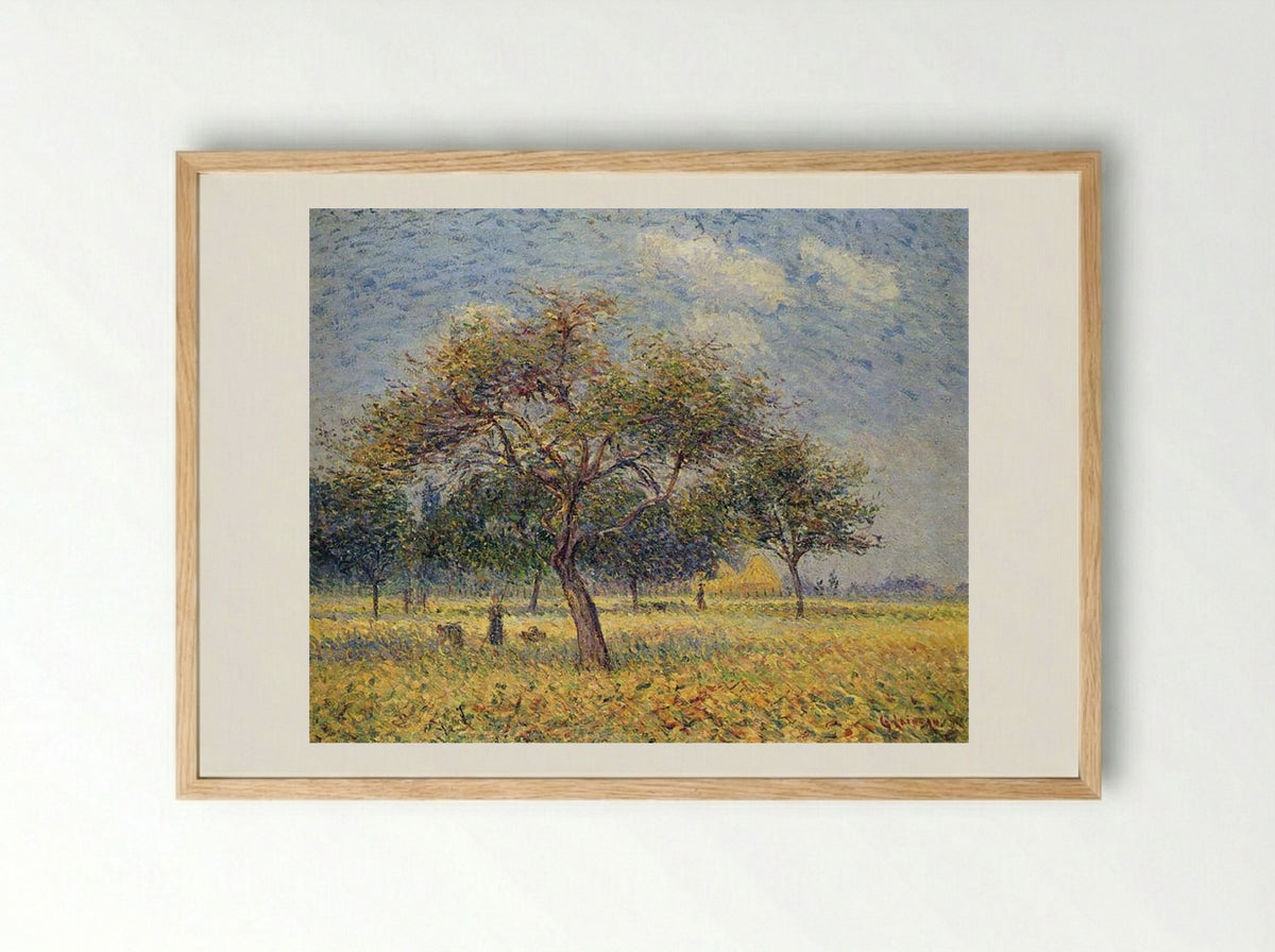 Apple Trees in October - Gustave Loiseau - Framed Print Wood