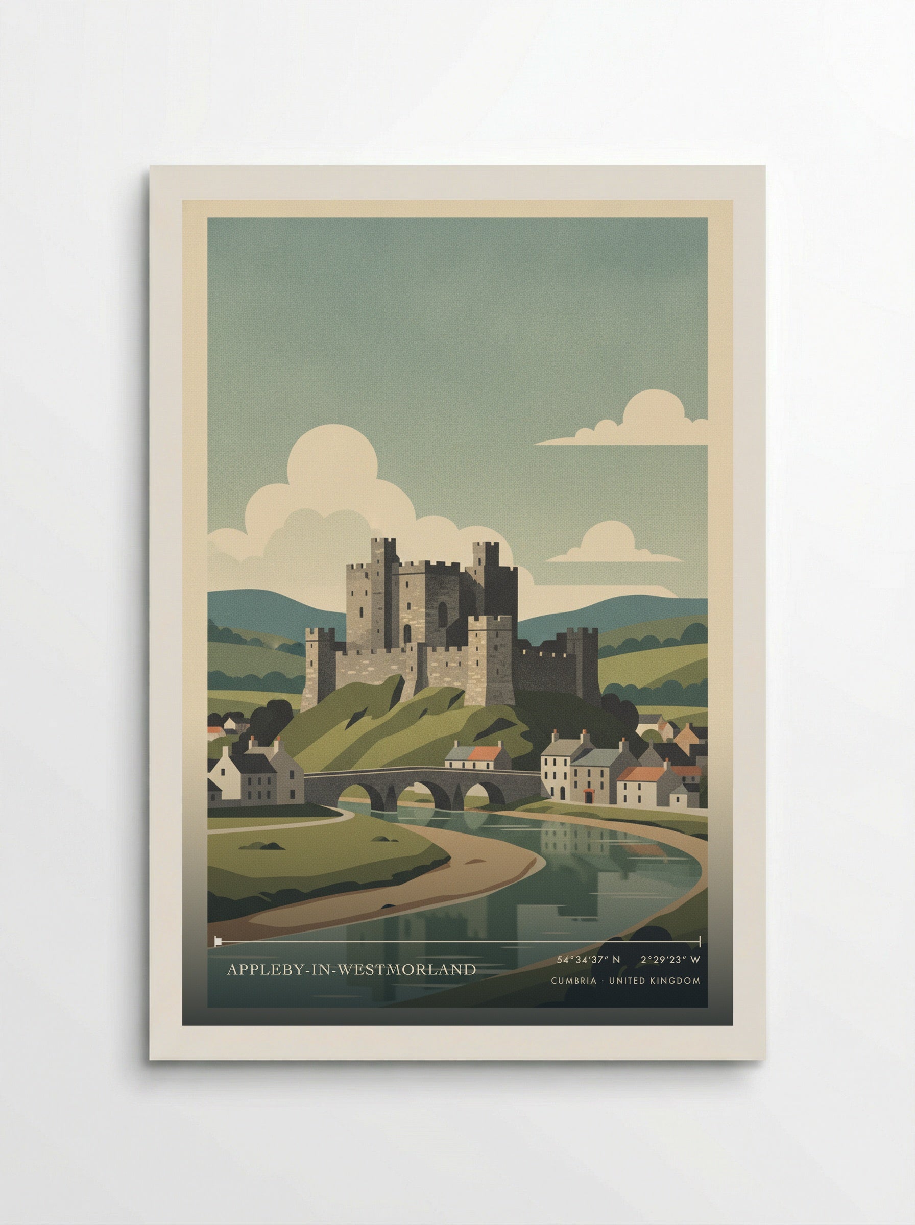 Appleby-in-Westmorland Cumbria United Kingdom Travel Poster - Poster