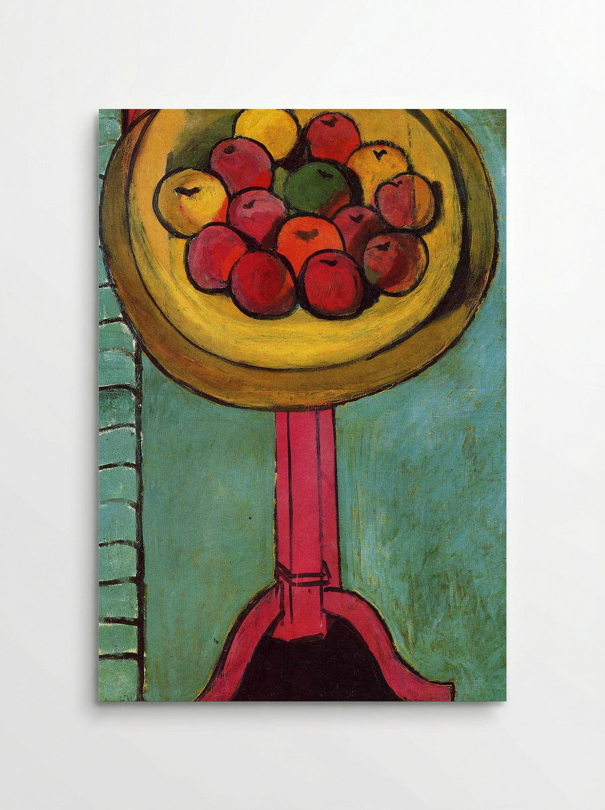 Apples on a Table, Green Background - Henri Matisse - Poster