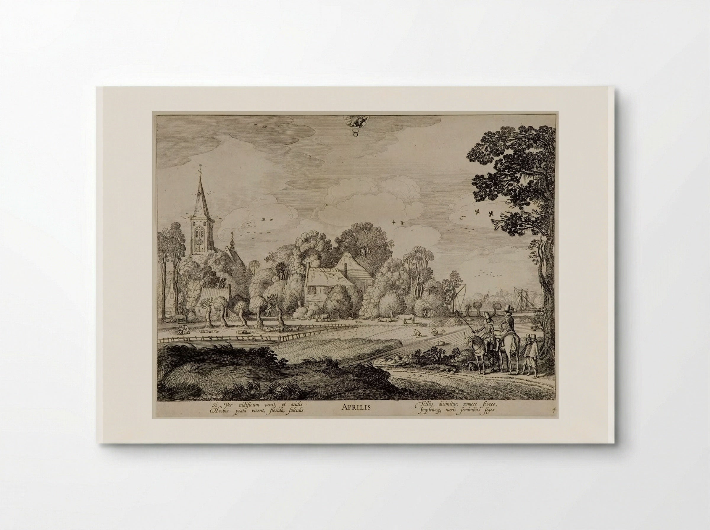 April - Jan van de Velde II - Poster