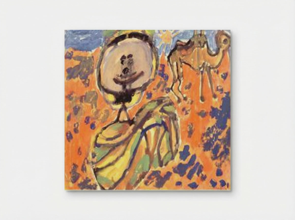 Arab camel saddled - Jean Dubuffet - Poster
