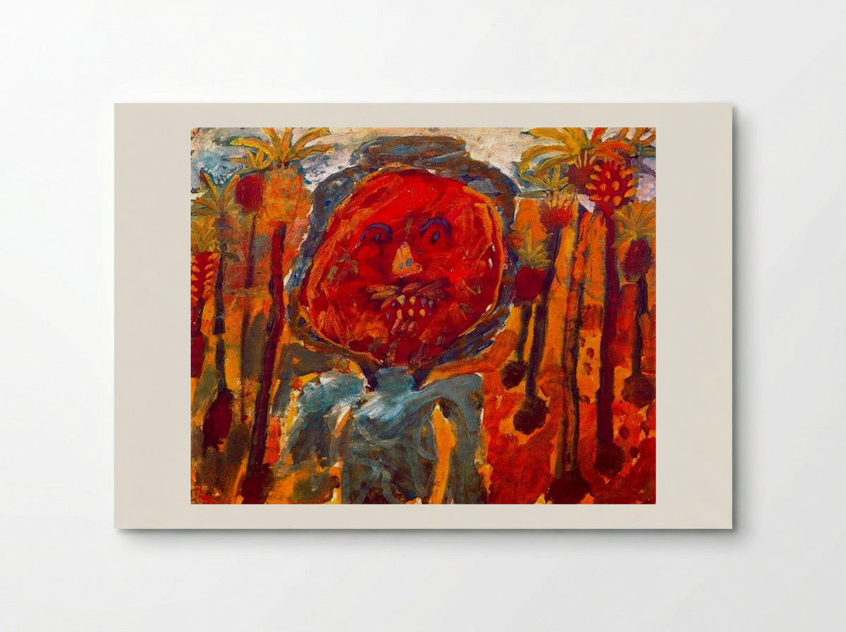 Arab palm trees - Jean Dubuffet - Poster