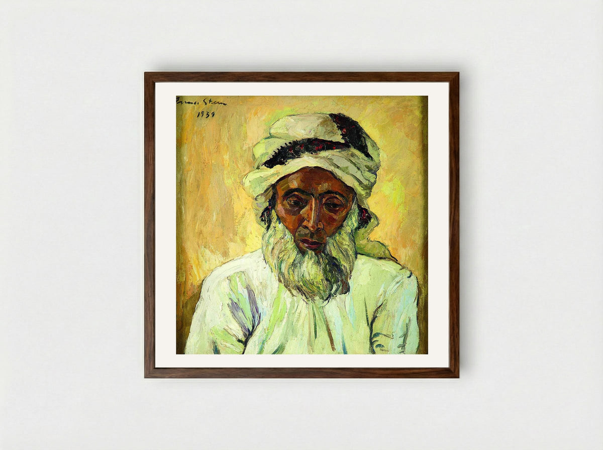 Arab - Irma Stern - Framed Print Dark Wood