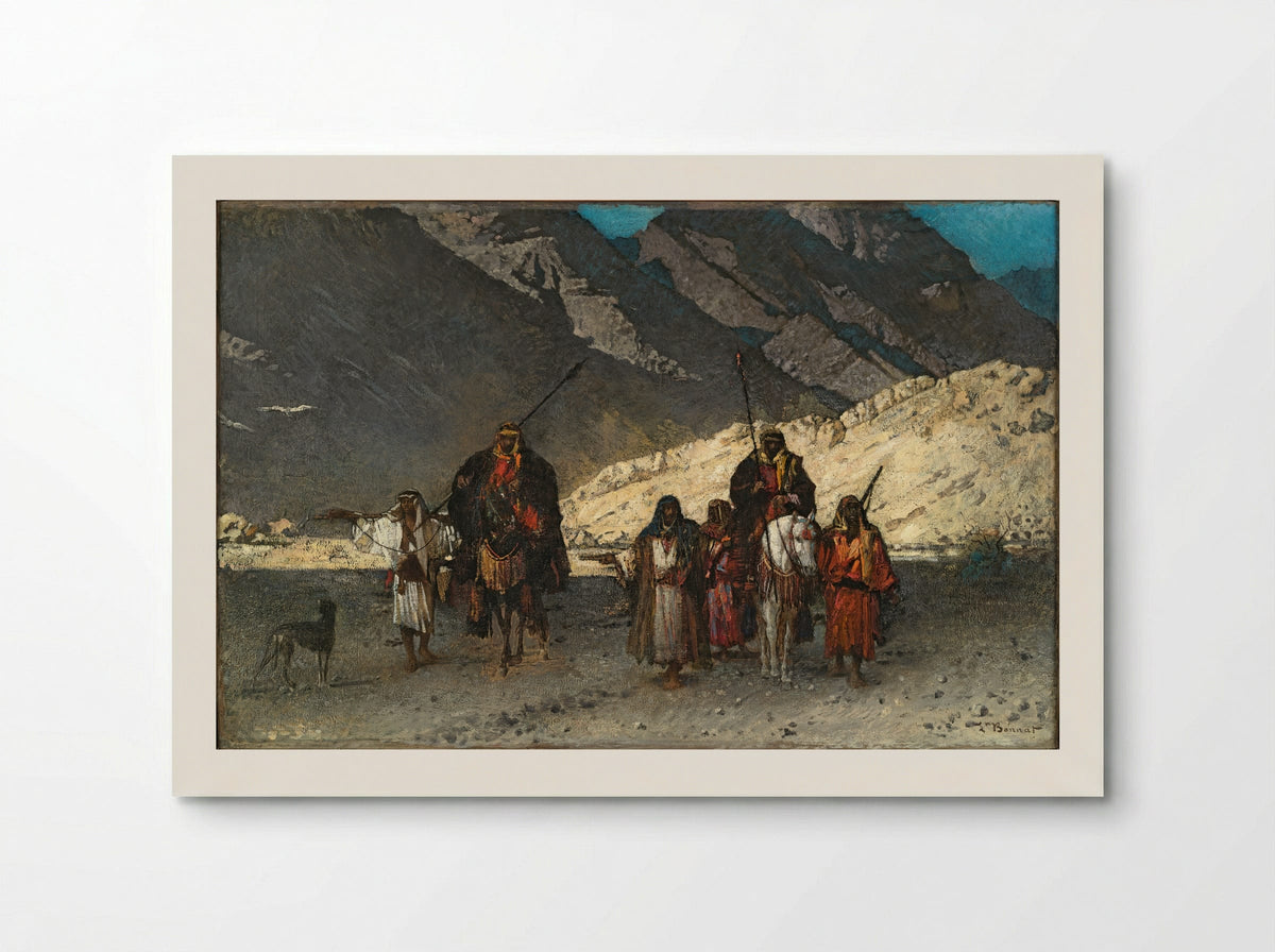 Arabian Sheikhs in the Mountains - Léon Bonnat - Poster
