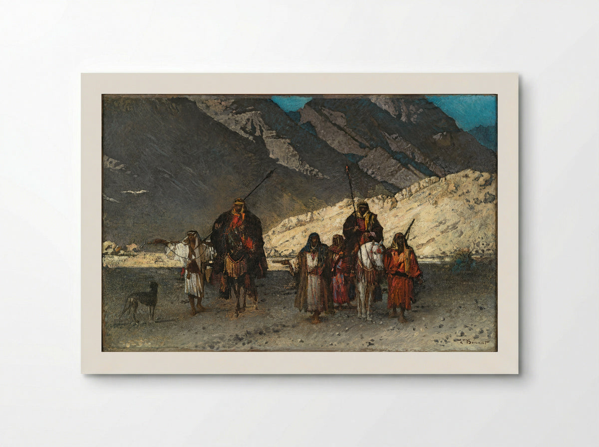 Arabian Sheikhs in the Mountains - Léon Bonnat - Poster