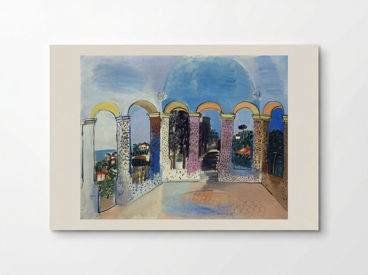 Arcades at Vallauris - Raoul Dufy - Poster