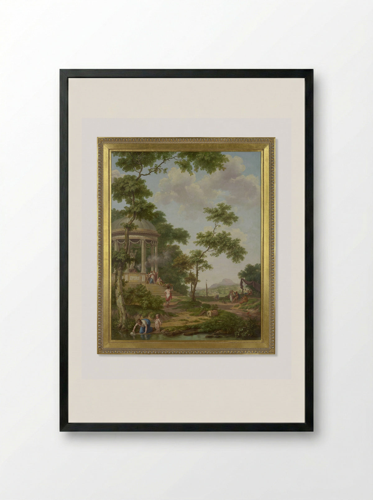 Arcadian Landscape - Jurriaan Andriessen - Framed Print Black