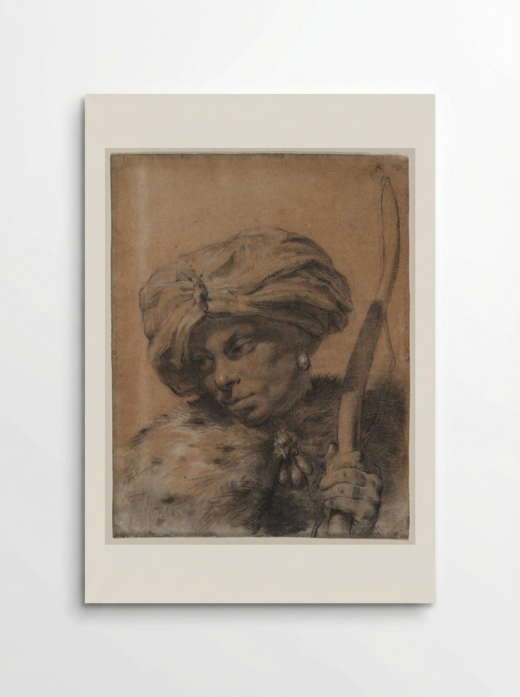 Archer with Turbaned Headdress - Giovanni Battista Piazzetta - Poster
