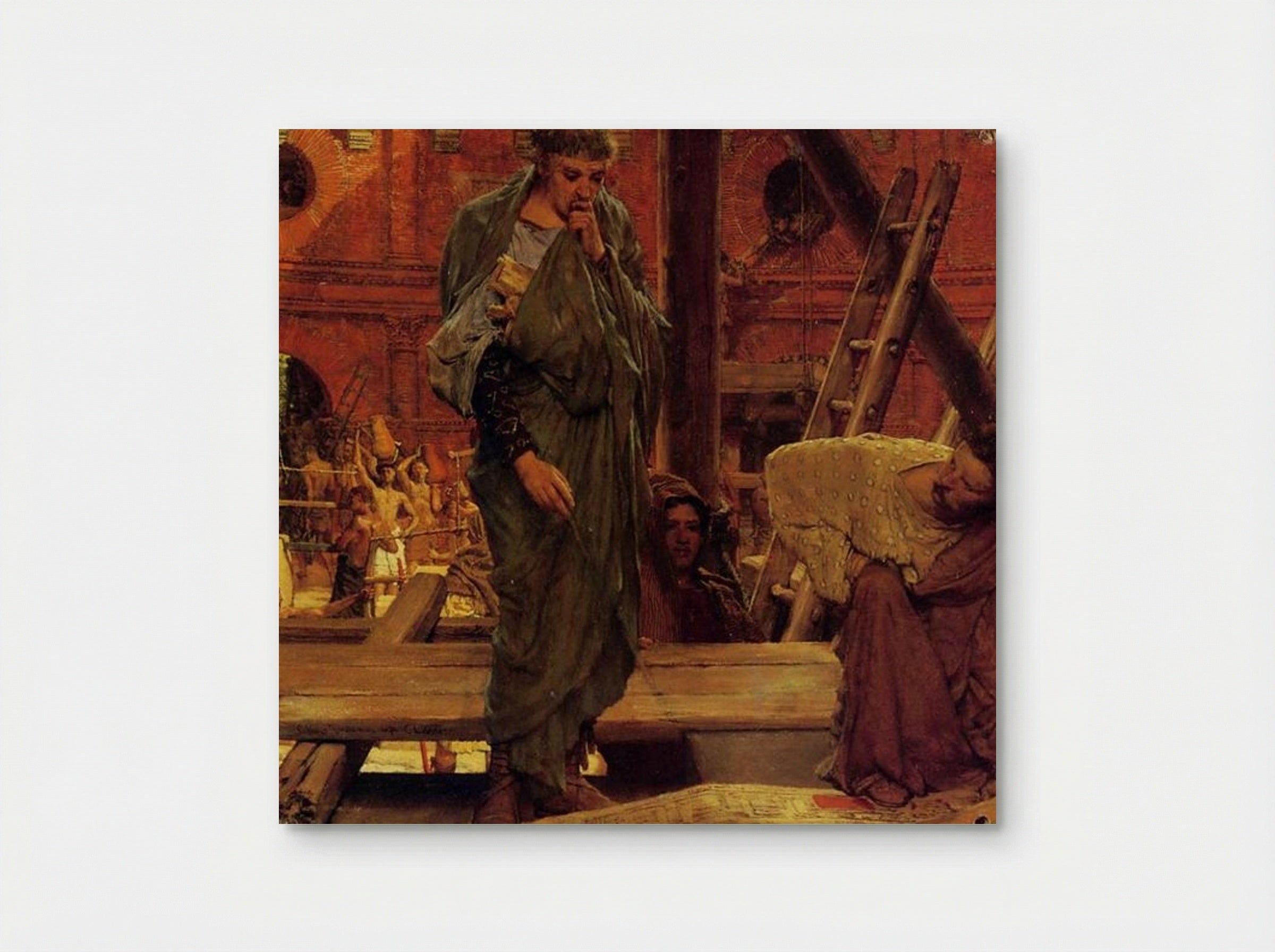 Architecture in Ancient Rome - Sir Lawrence Alma-Tadema - Poster