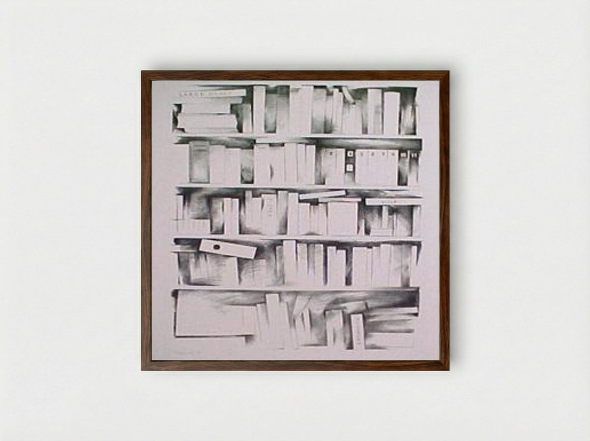 Archive II - Richard Hamilton - Framed Print Dark Wood