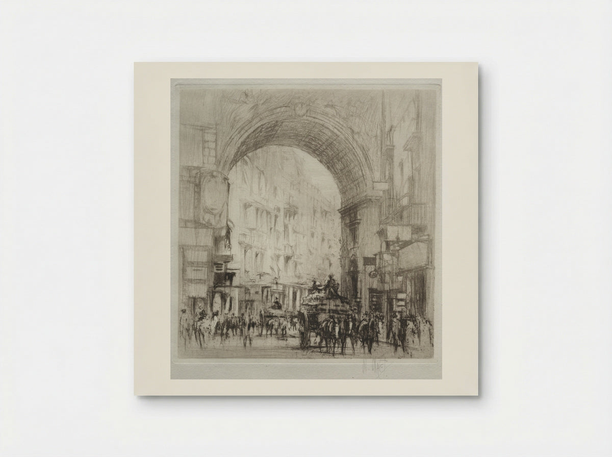 Arco San Carlo, Naples - William Walcot - Poster